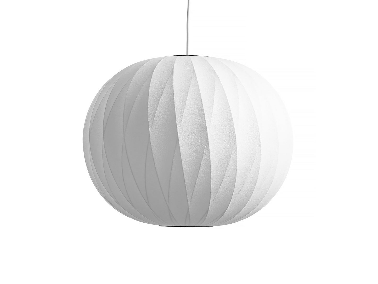 George Nelson Medium Ball Crisscross Bubble Pendant Lamp by HAY