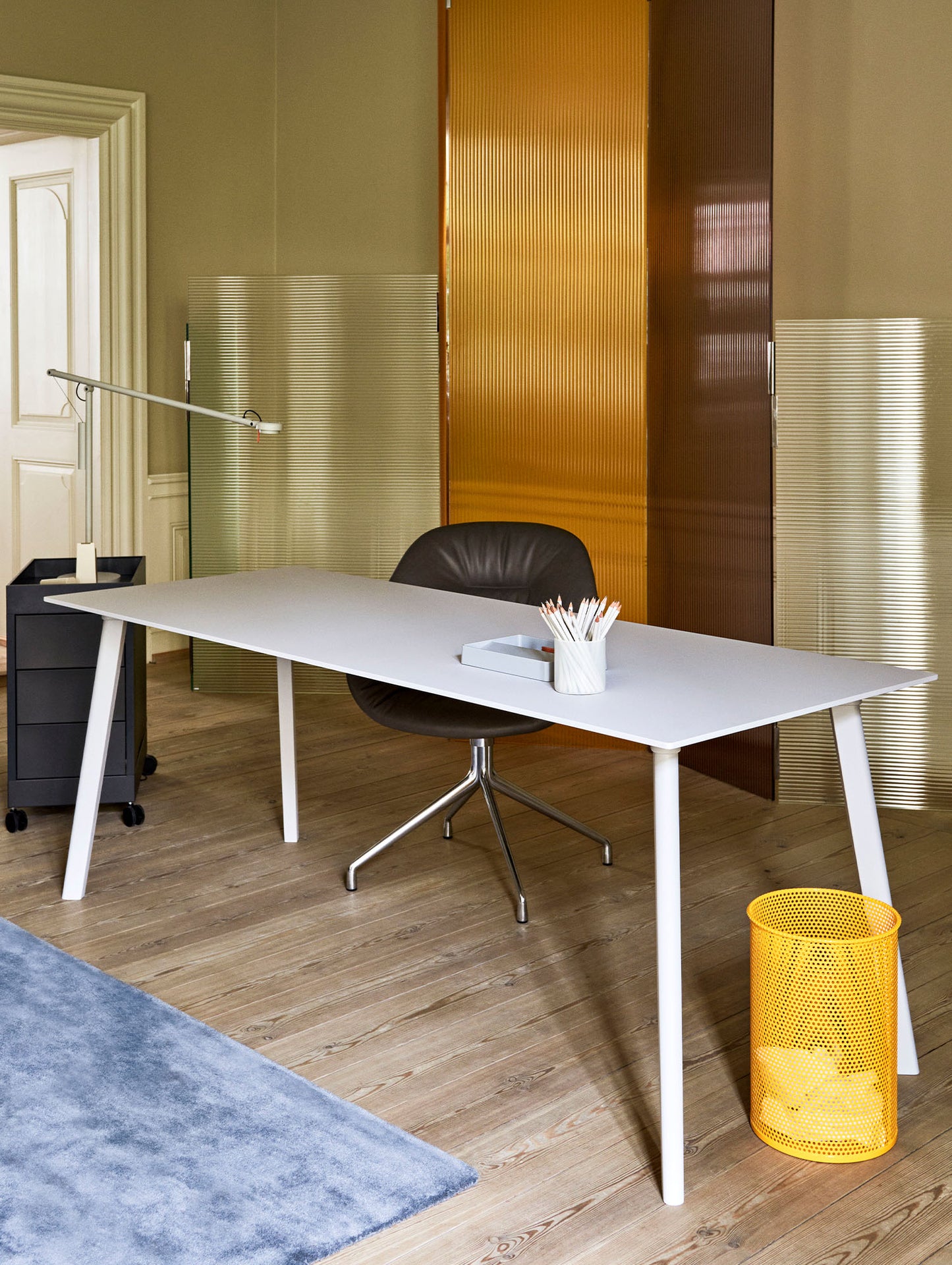 CPH Deux 210 Table - Peal White