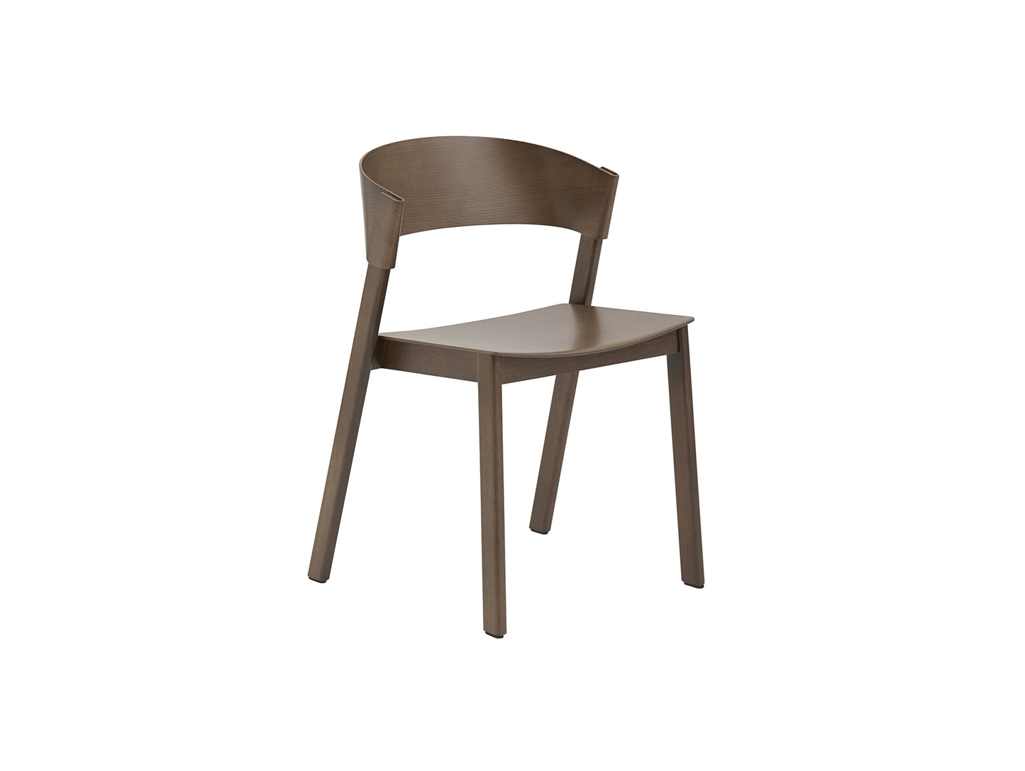 Cover Side Chair by Muuto - Stained Dark Brown Oak