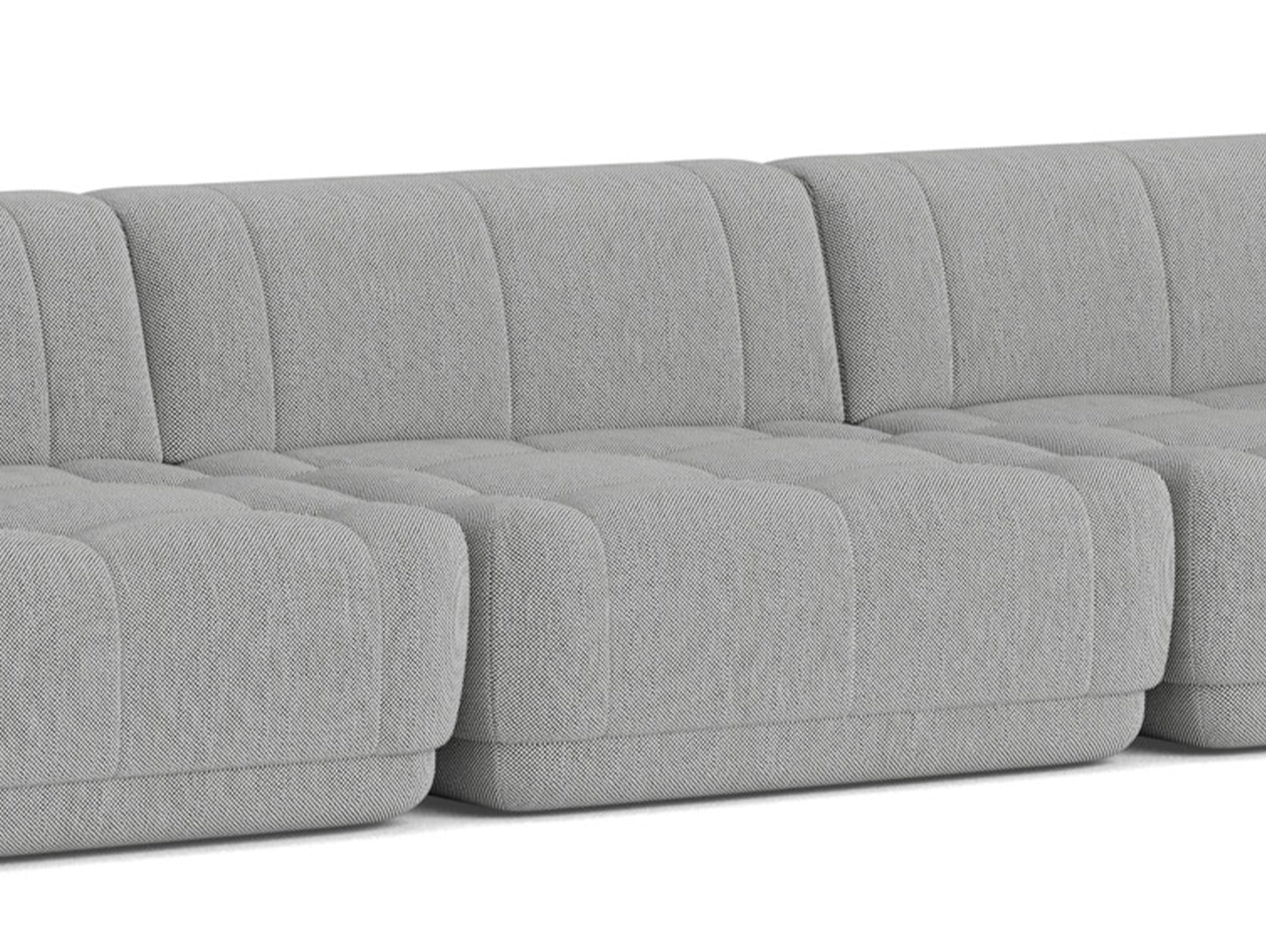 Quilton Sofa - Combination 27 by HAY / Combintion 27 / Dot 1682 02 Bianco/Nero