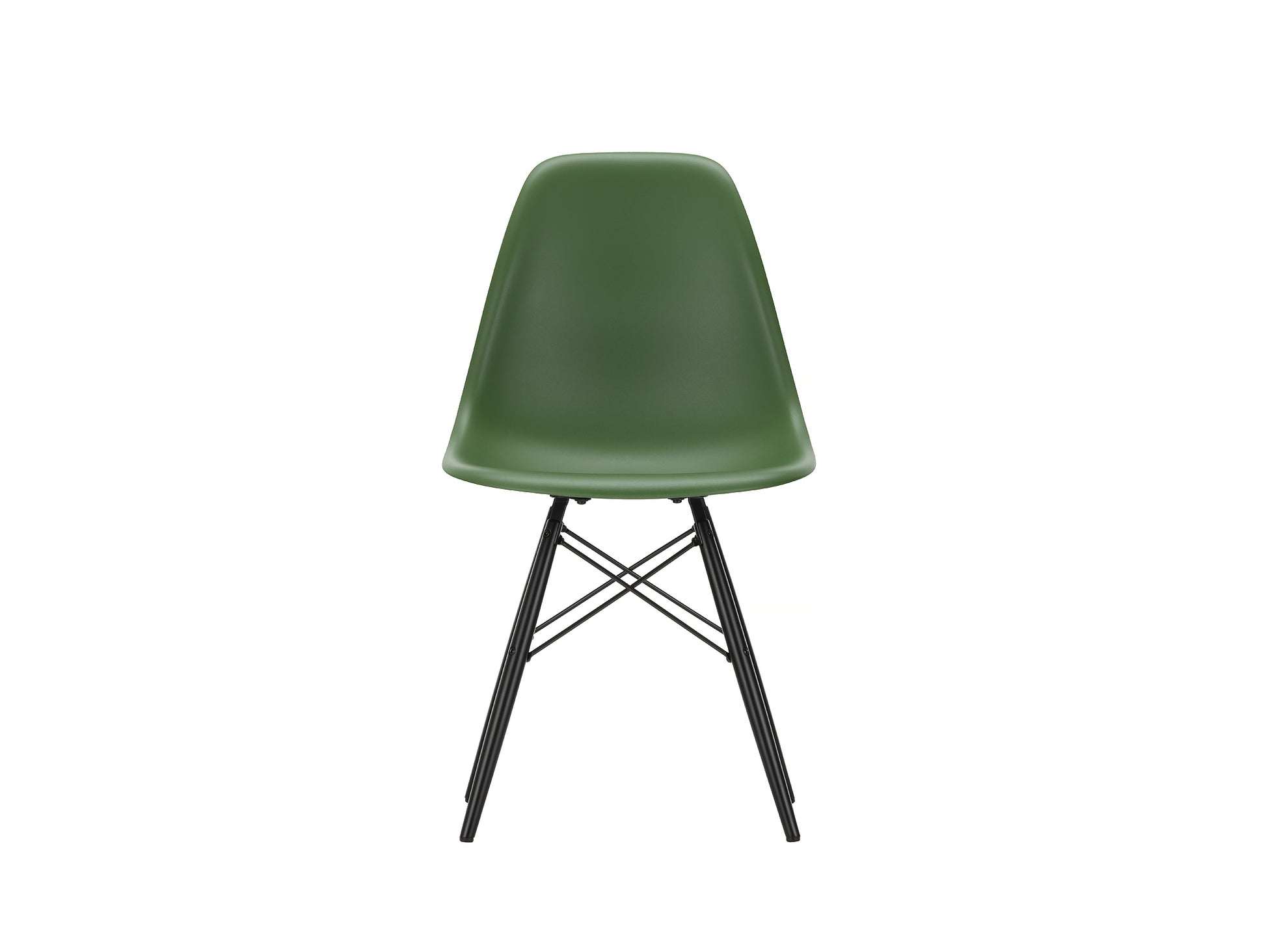 Vitra Eames DSW Plastic Side Chair - Forest 48