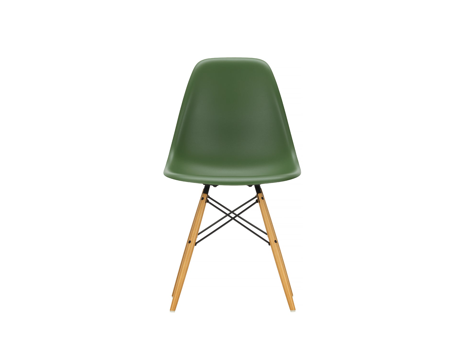 Vitra Eames DSW Plastic Side Chair - Forest 48