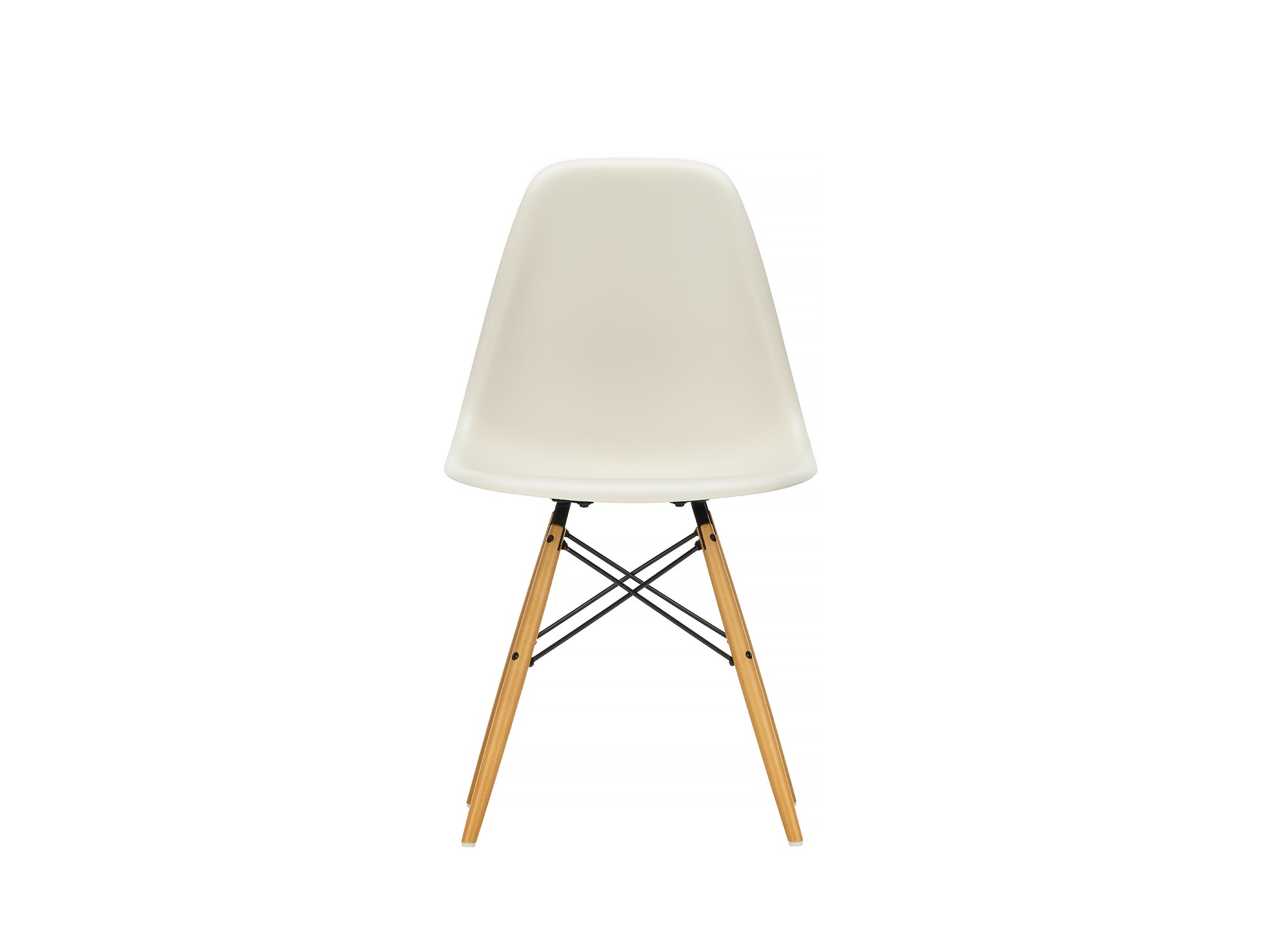 Vitra Eames DSW Plastic Side Chair - Pebble 11