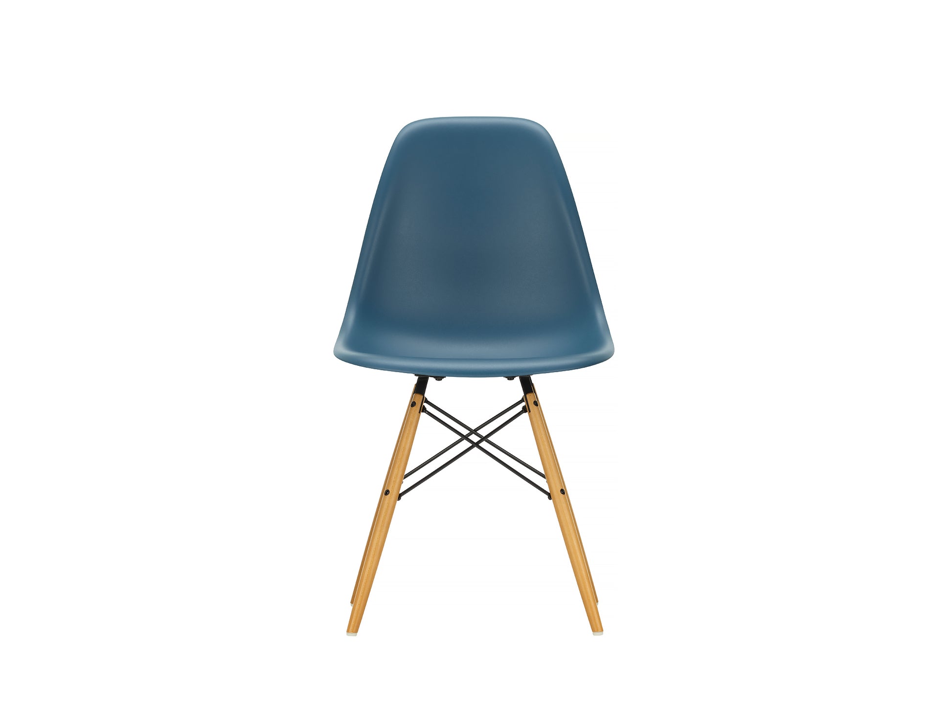 Vitra Eames DSW Plastic Side Chair - Sea Blue 83