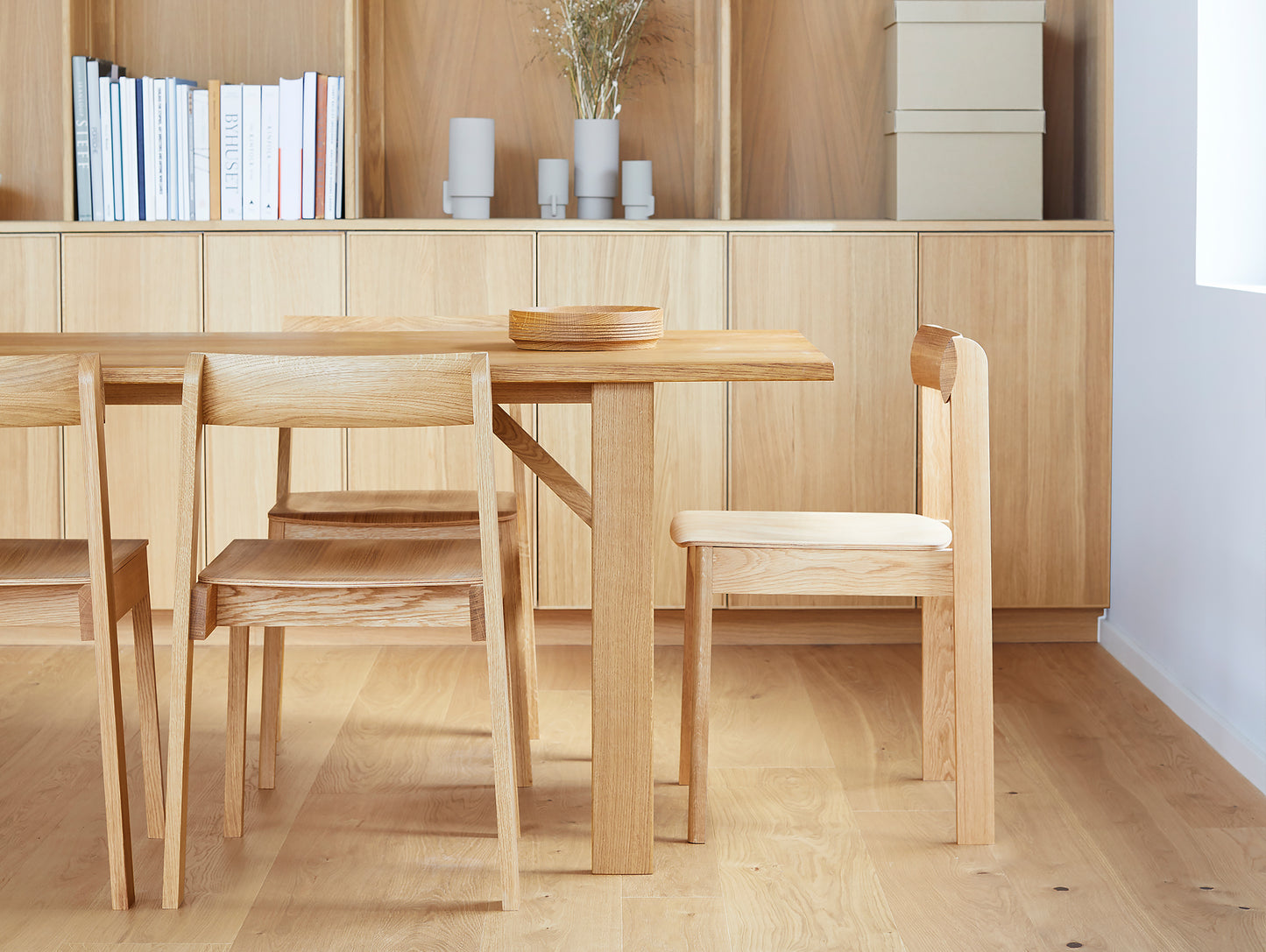 Blueprint Chair - White Oiled Oak - Form & Refine