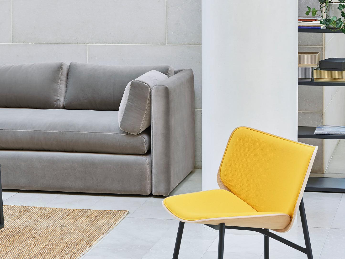 Dapper Lounge Chair / Steelcut Trio 446 / By HAY
