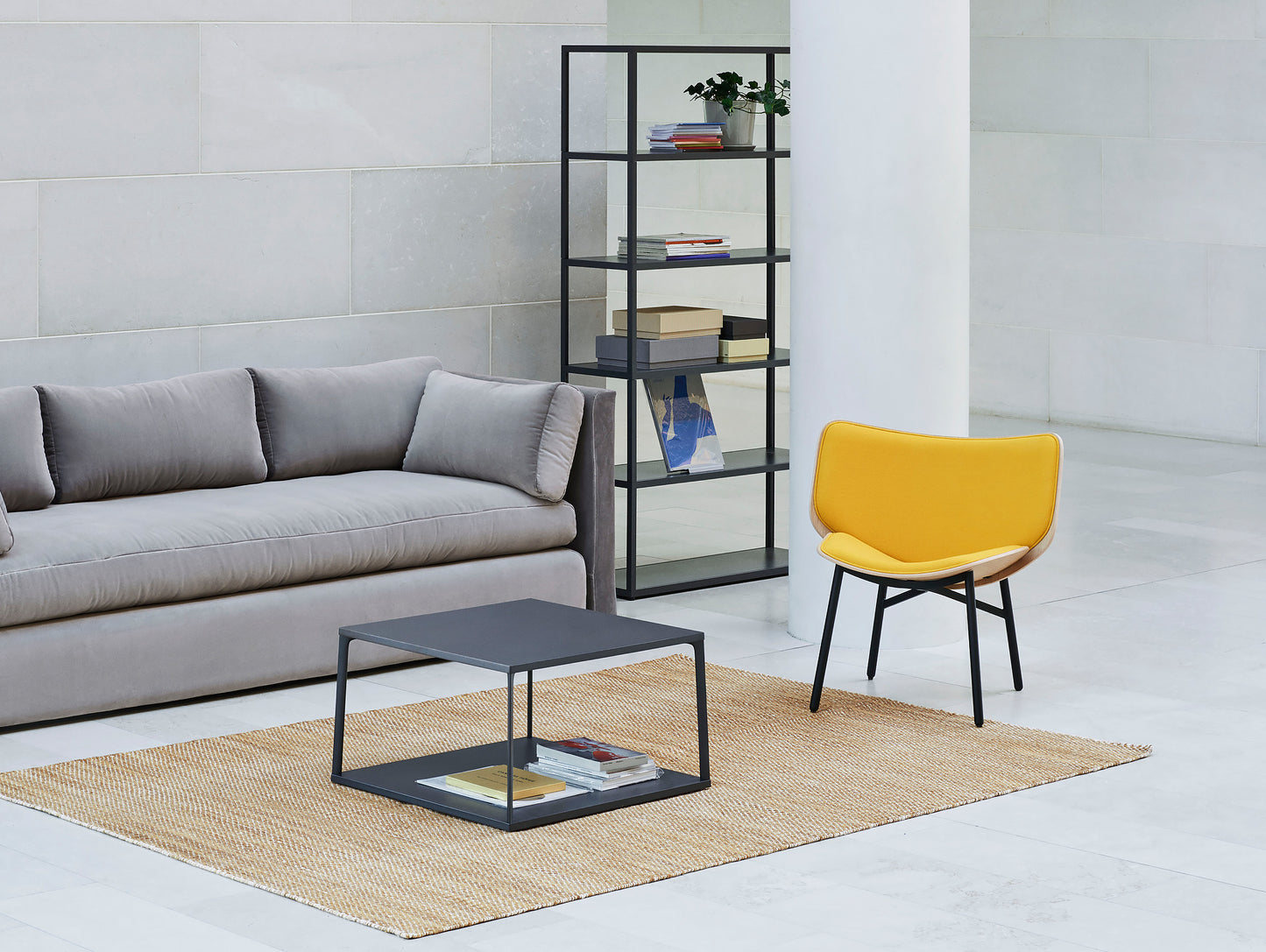 Dapper Lounge Chair / Steelcut Trio 446 / By HAY