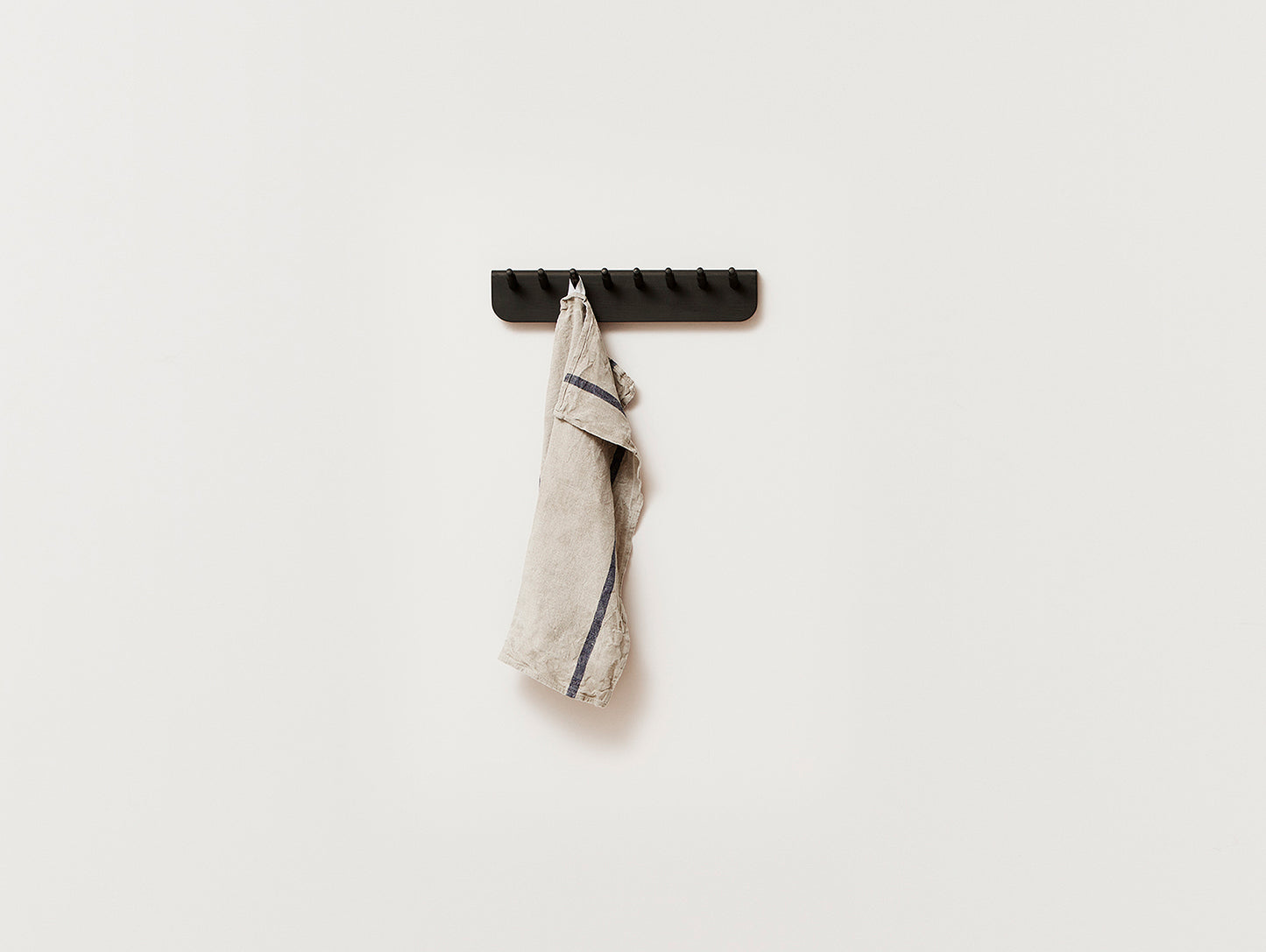 Echo Coat Rack - 40 cm - Black Stained Oak