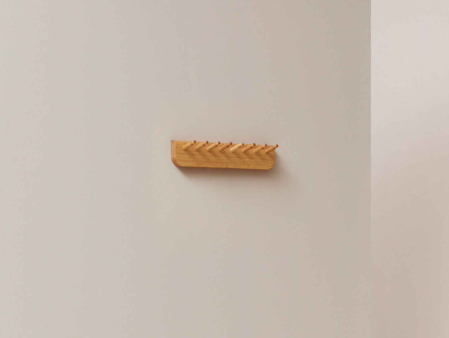 Echo Coat Rack - 40 cm - Oiled Oak