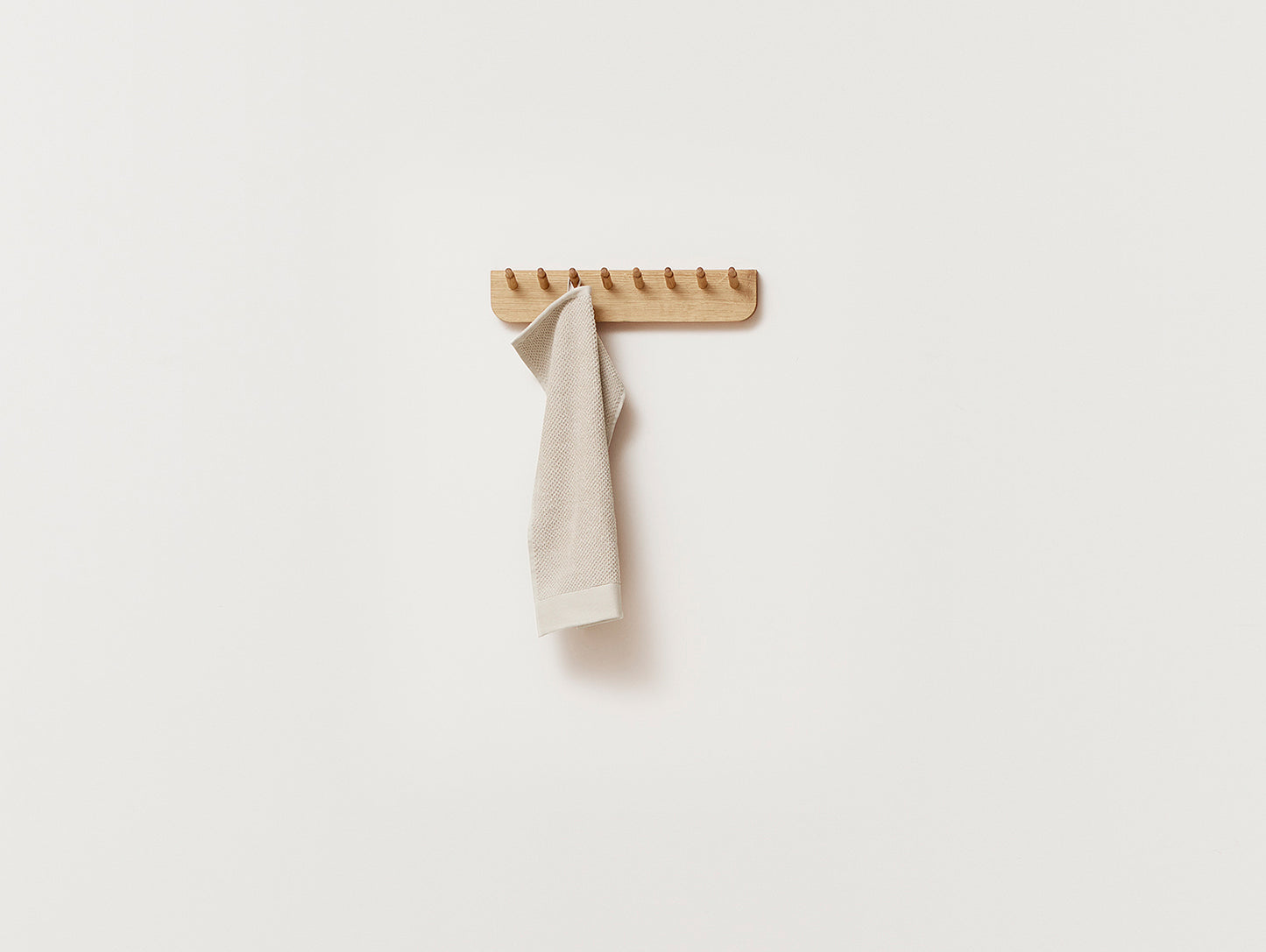 Echo Coat Rack - 40 cm - White Oiled Oak