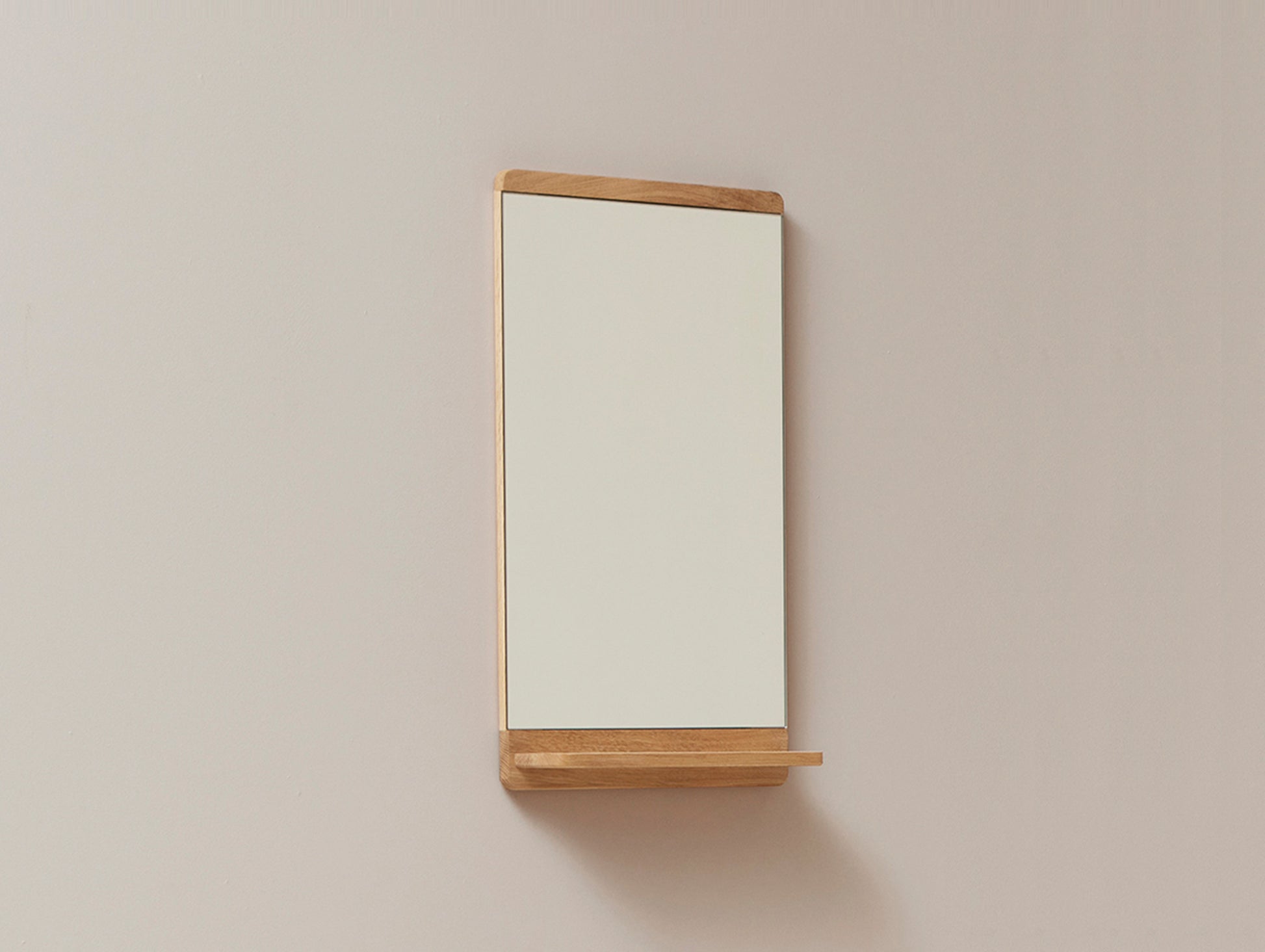 Rim Wall Mirror - Oiled Oak
