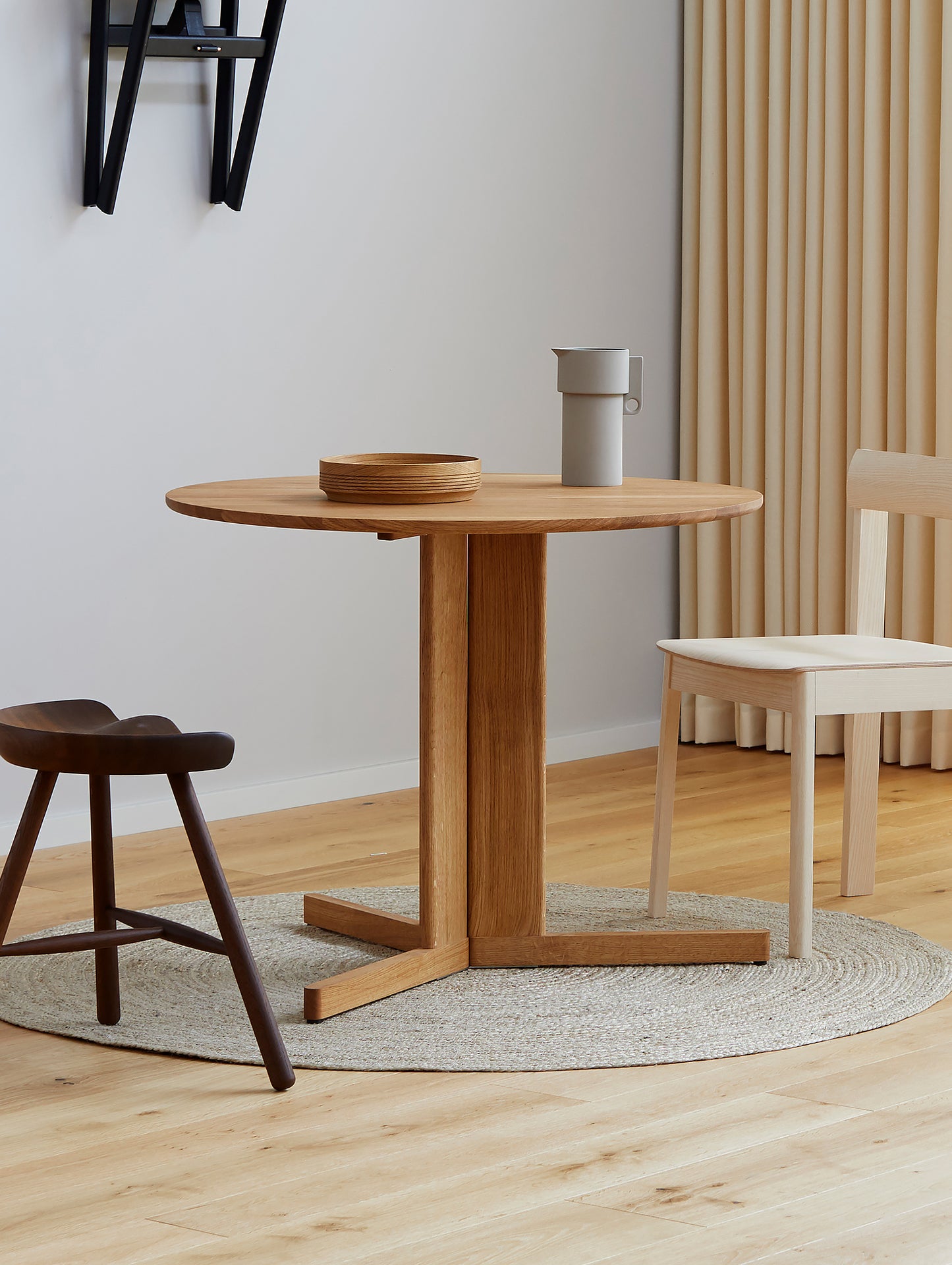 Trefoil Table by Form and Refine - Oiled Oak