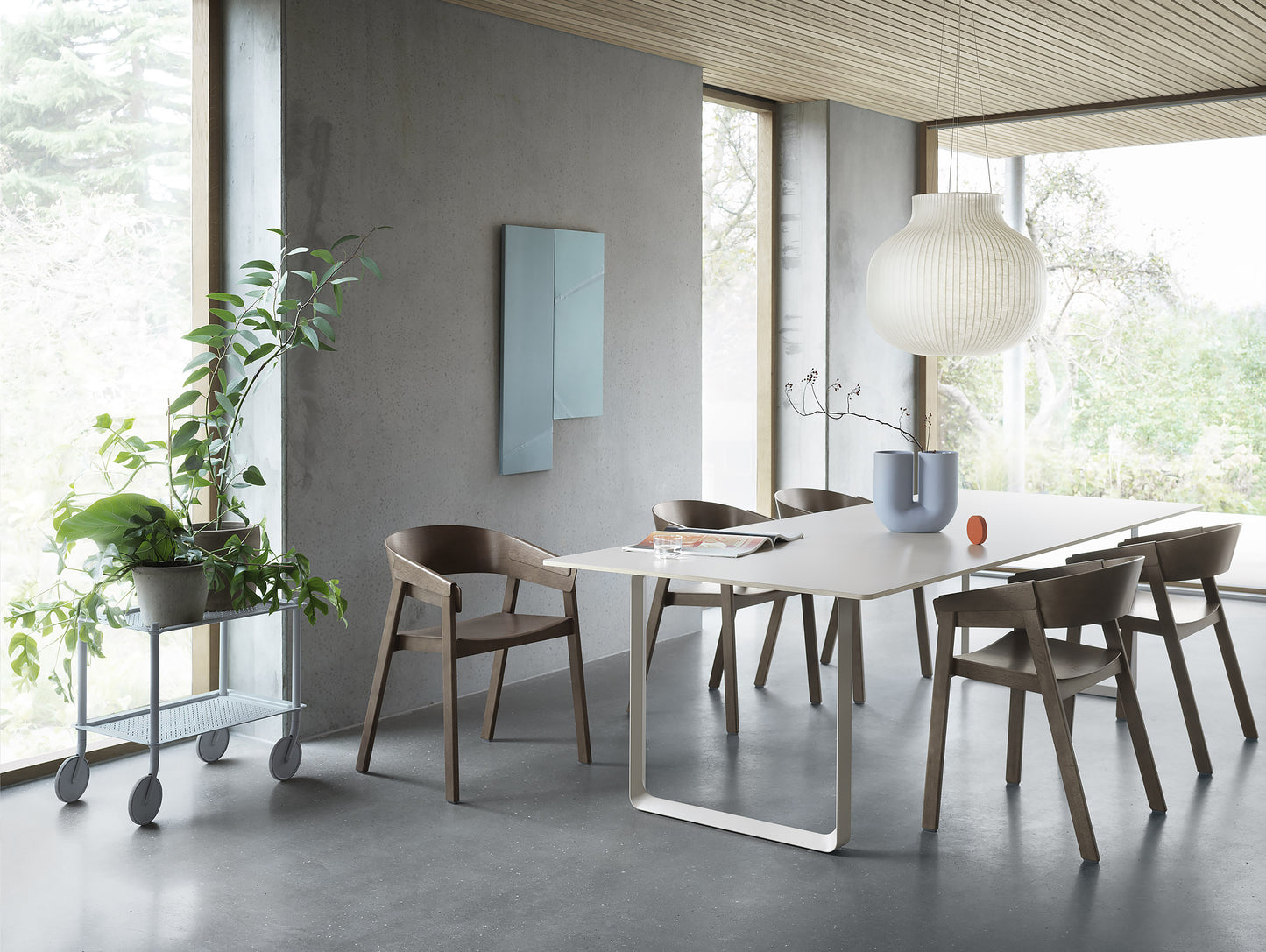 Grey 2-Layer Flow Trolley by Muuto
