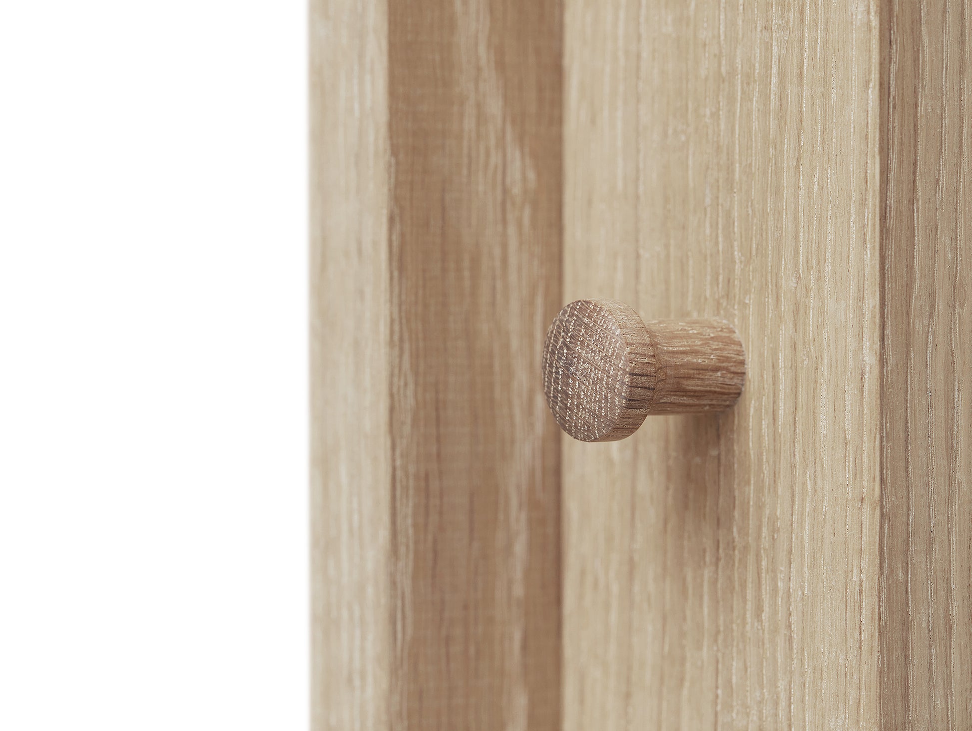 Foyer Coat Stand by Form and Refine - White Oiled Oak