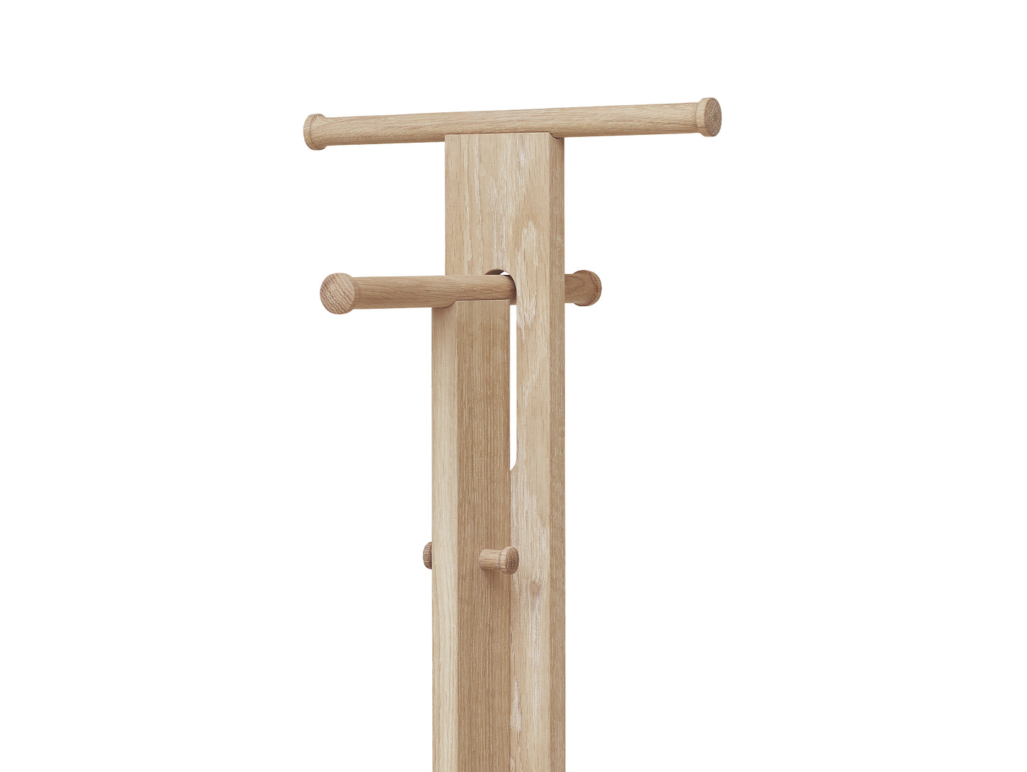 Foyer Coat Stand by Form and Refine - White Oiled Oak