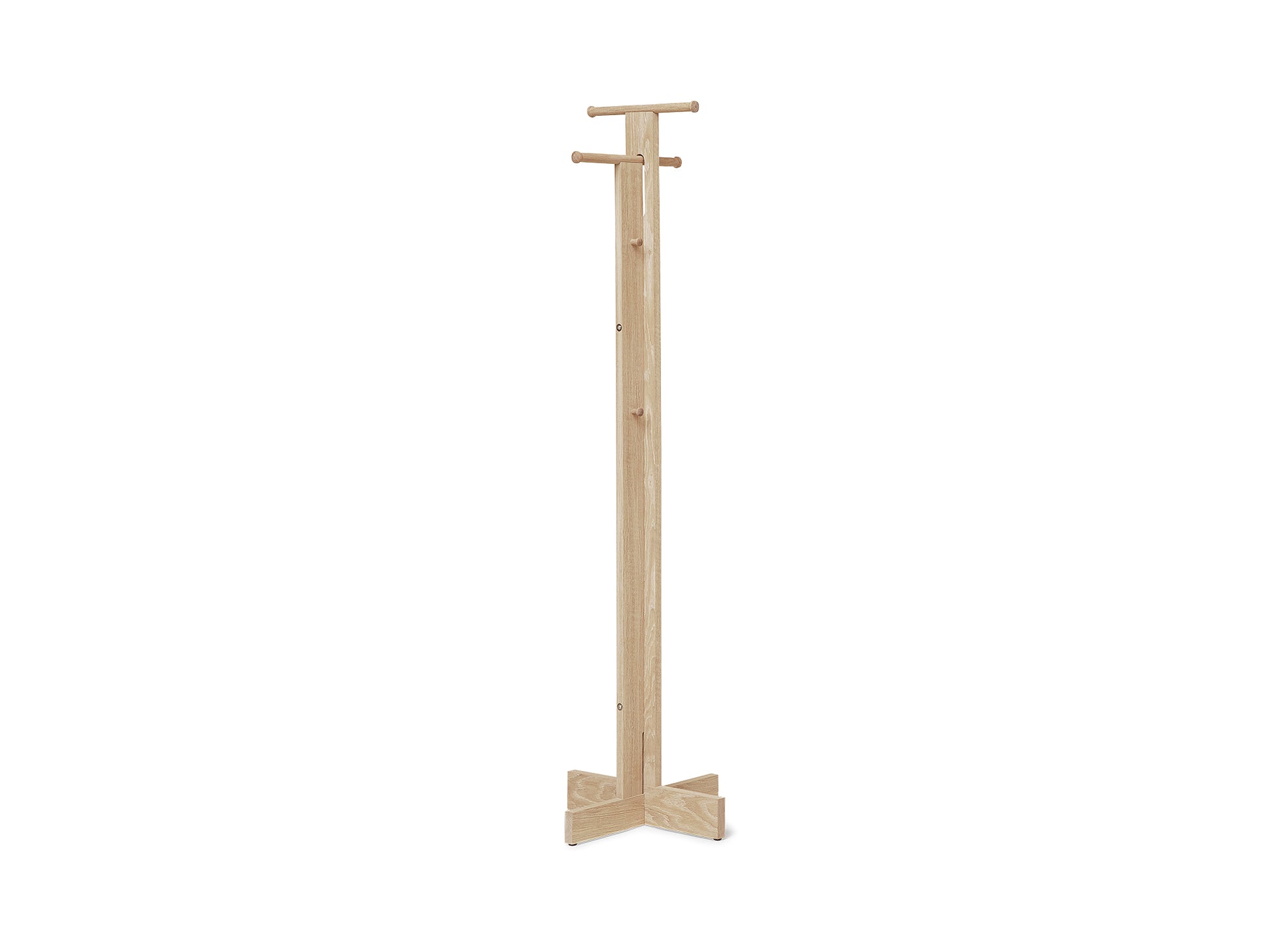 Foyer Coat Stand by Form and Refine - White Oiled Oak