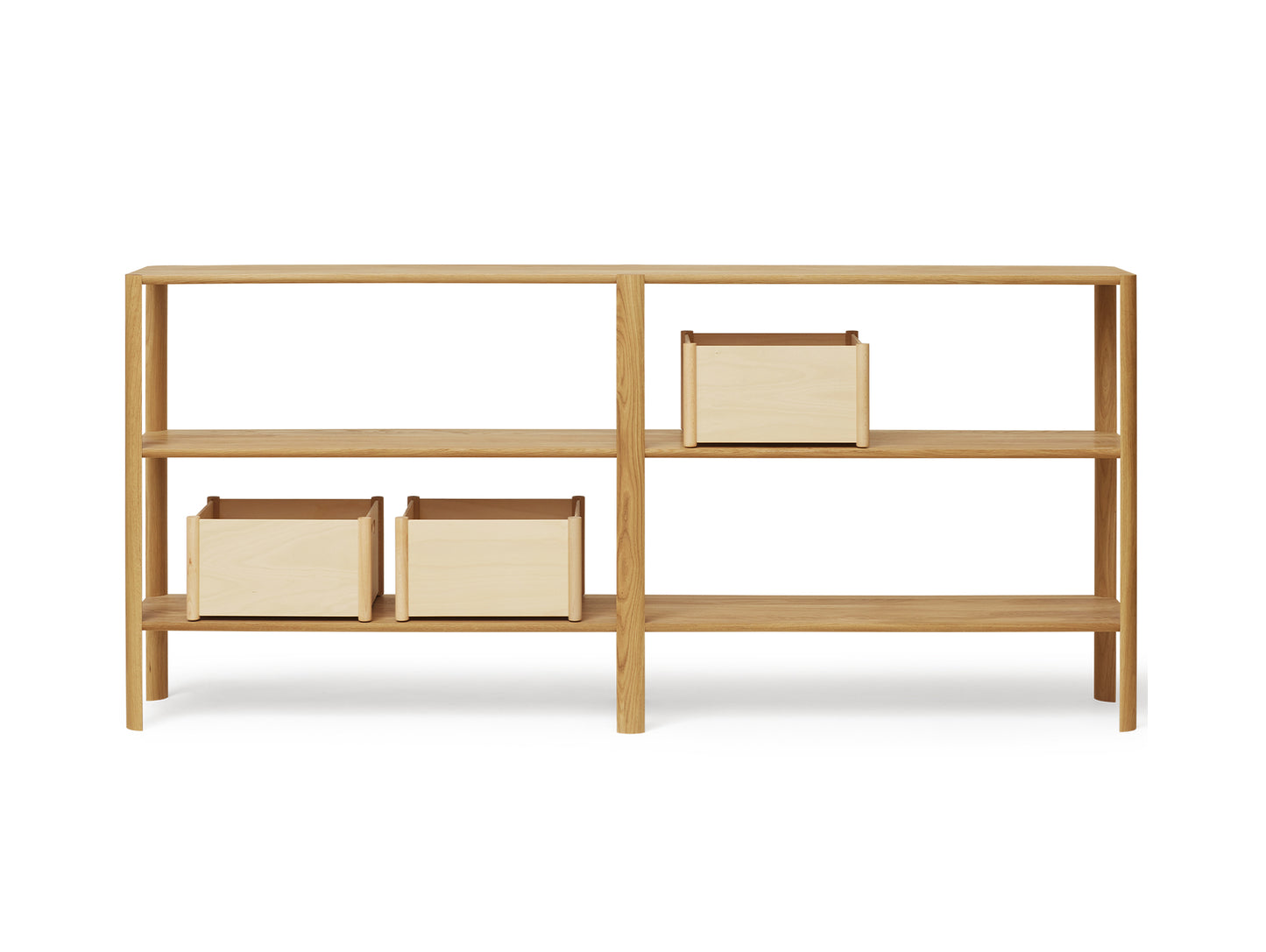 Leaf Shelf by Form and Refine - 2x3 / Oiled Oak
