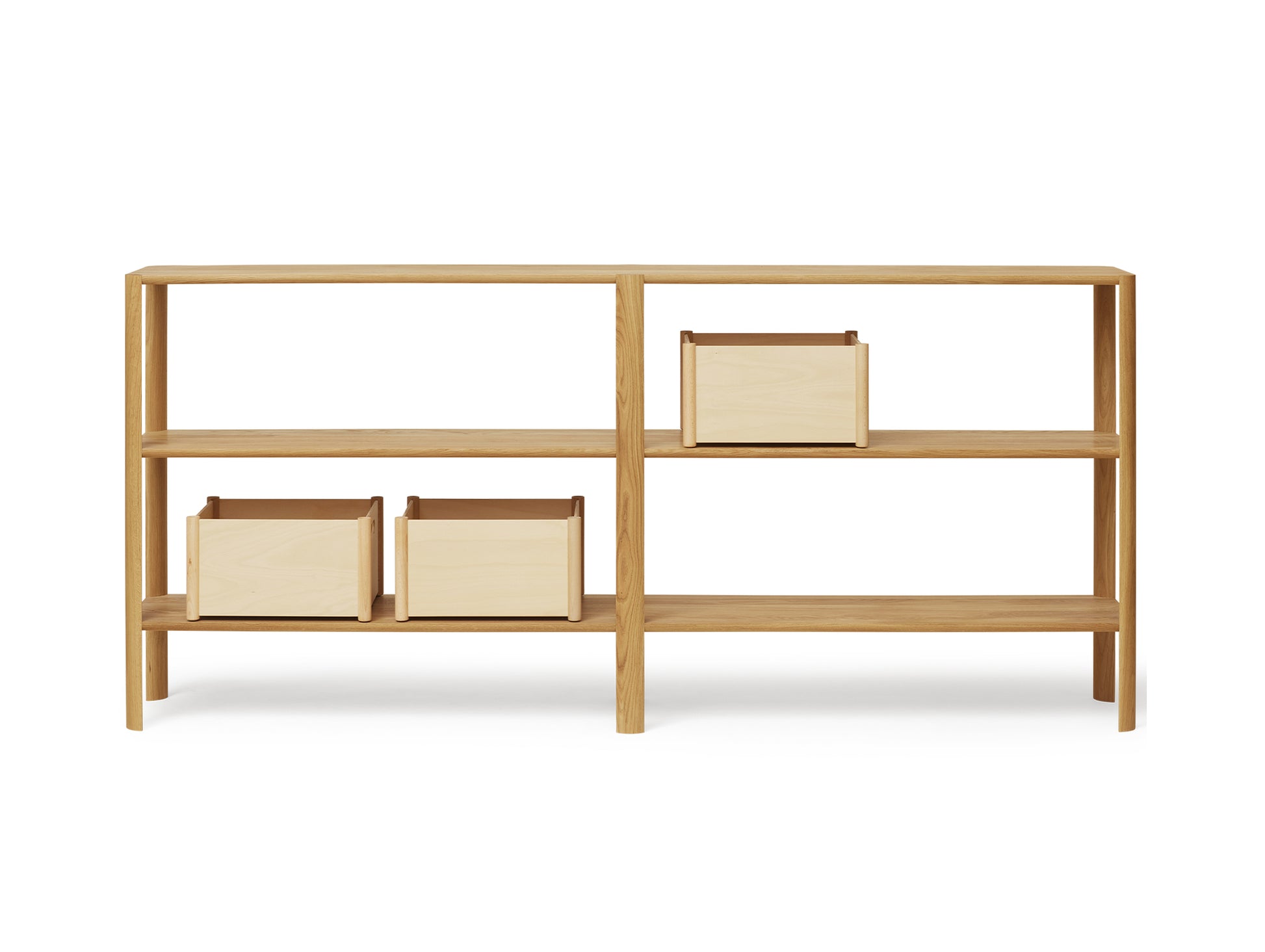Leaf Shelf by Form and Refine - 2x3 / Oiled Oak