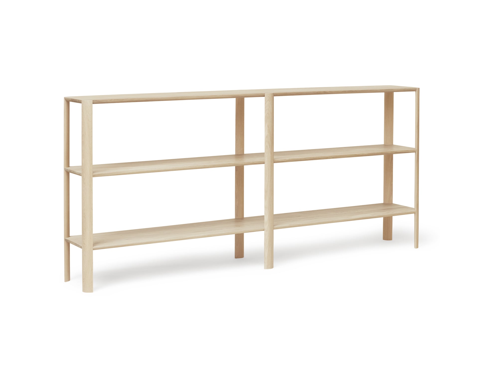 Leaf Shelf by Form and Refine - 2x3 / White Oiled Oak