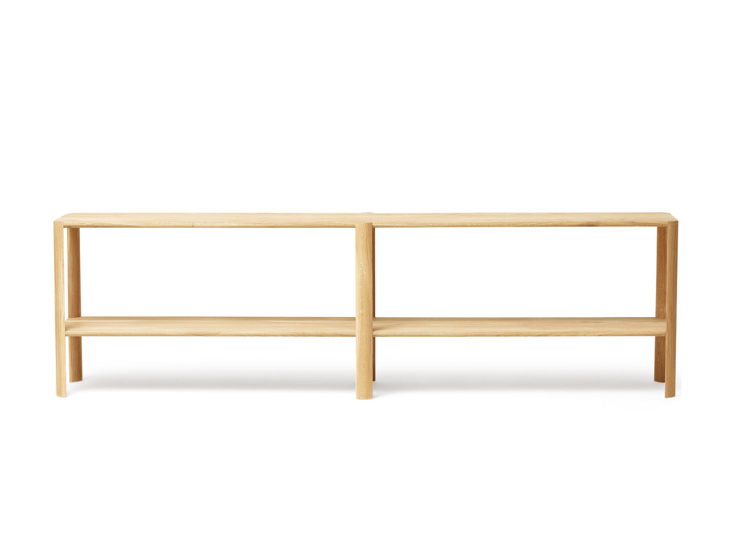 Leaf Shelf by Form and Refine - 2x2 / White Oiled Oak