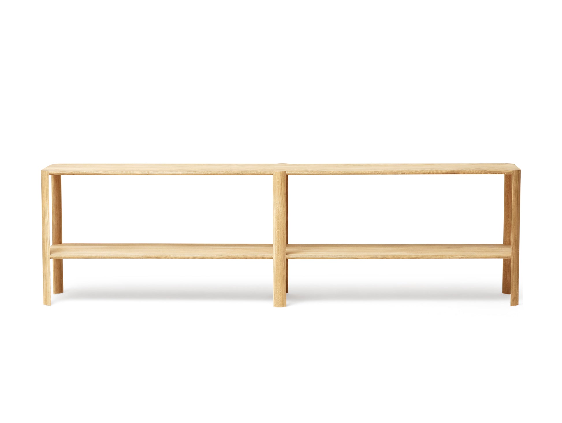 Leaf Shelf by Form and Refine - 2x2  / White Oiled Oak