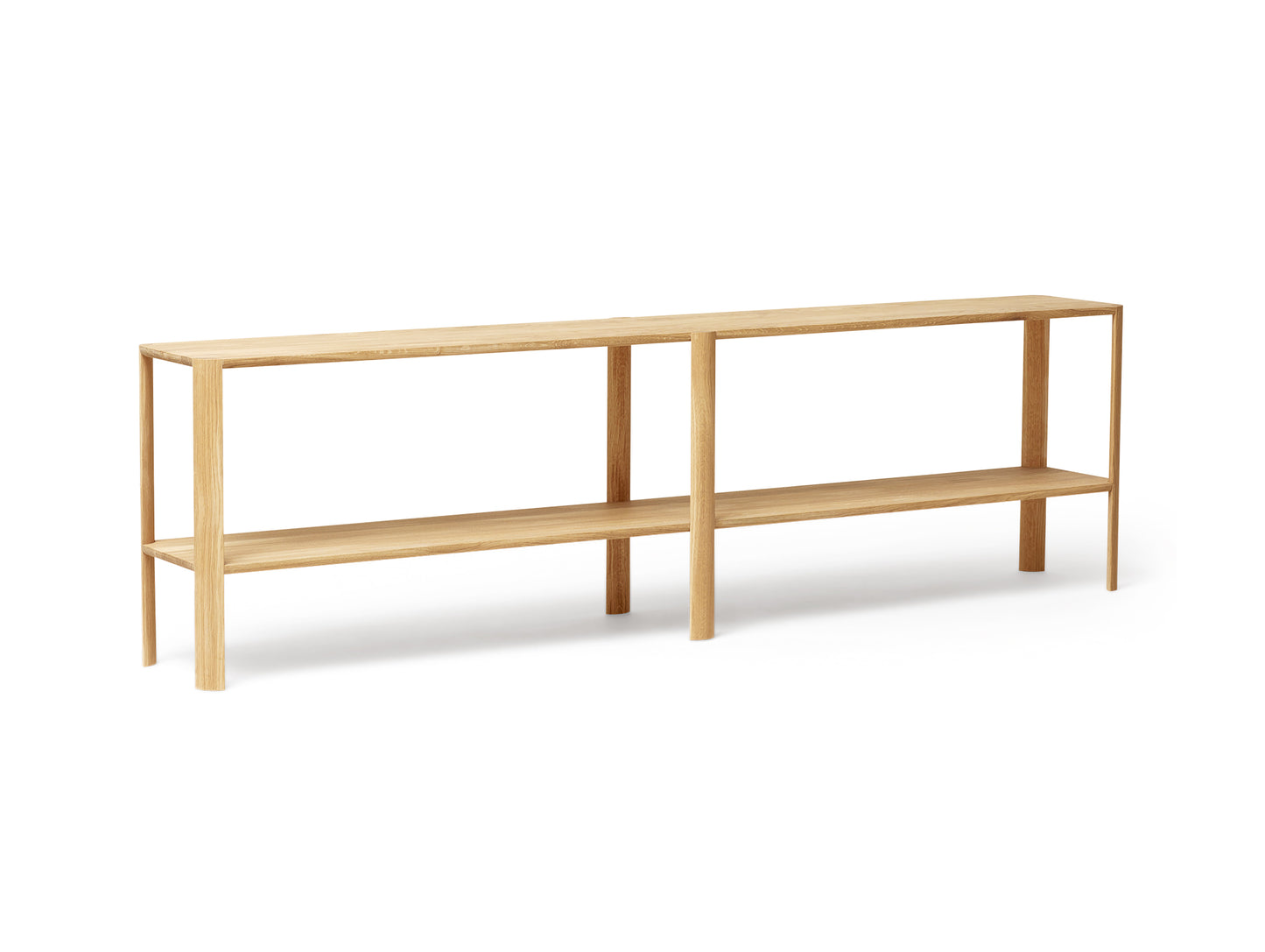 Leaf Shelf by Form and Refine - 2x2 / White Oiled Oak
