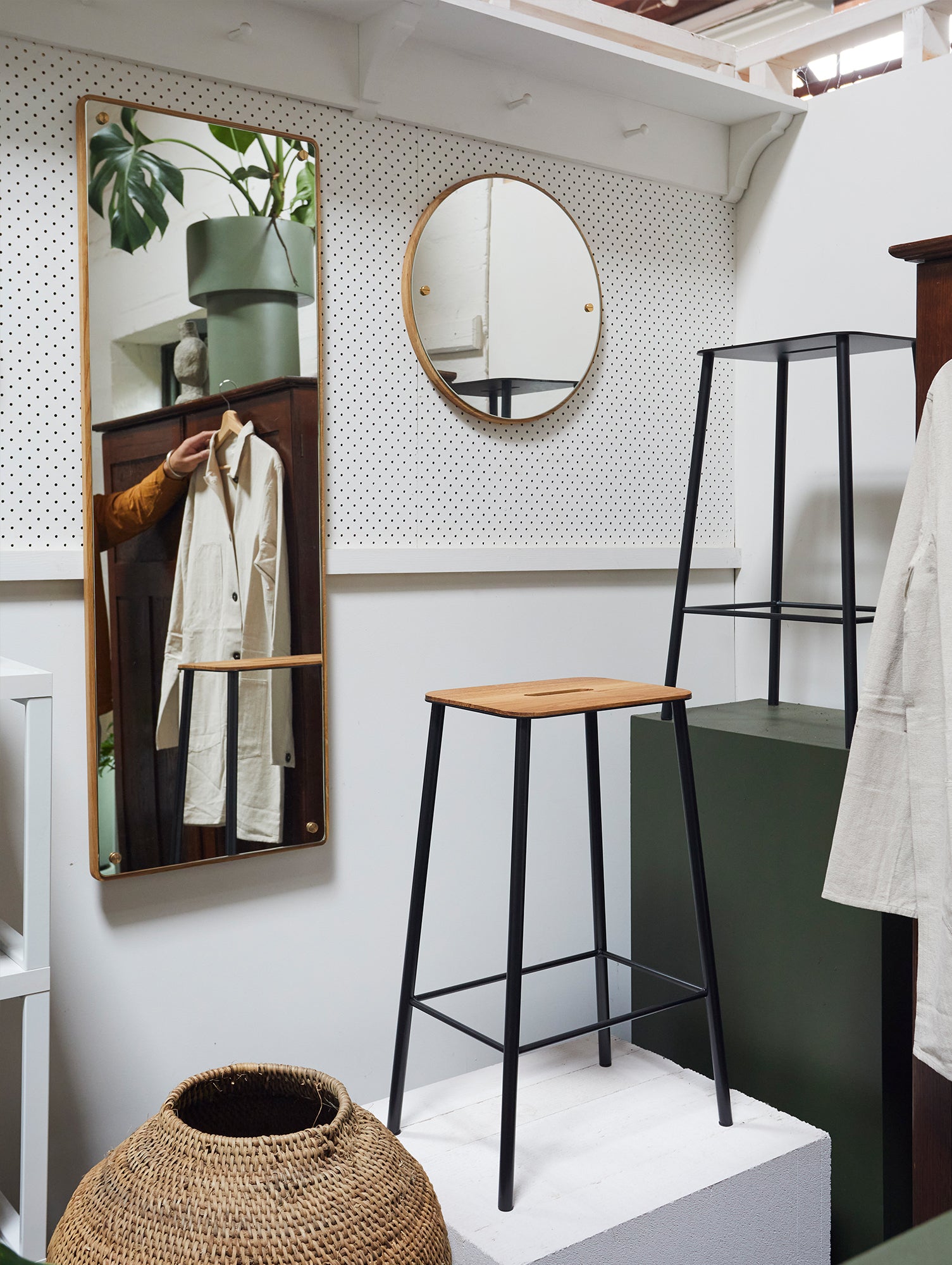 Rectangular Mirror : RM-1 by Frama - Large (118 cm Height)