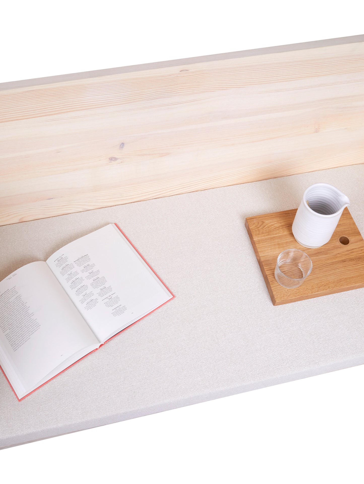 Atelier Couch by Frama - Natural Oiled Spruce / Linen Cushion