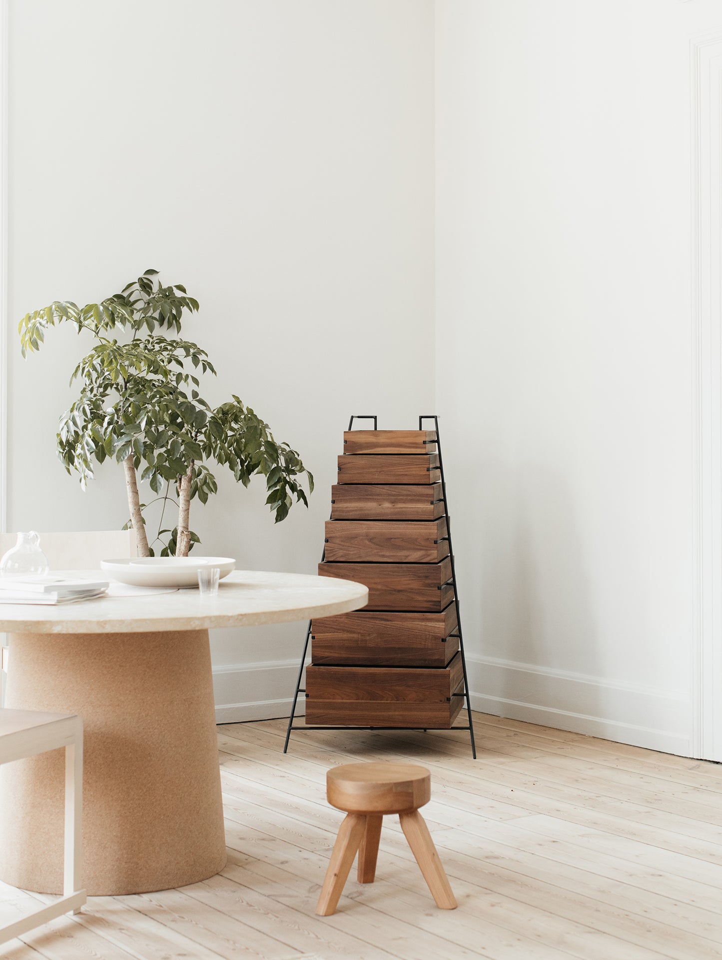 Sutoa Storage Drawers by Frama - Walnut