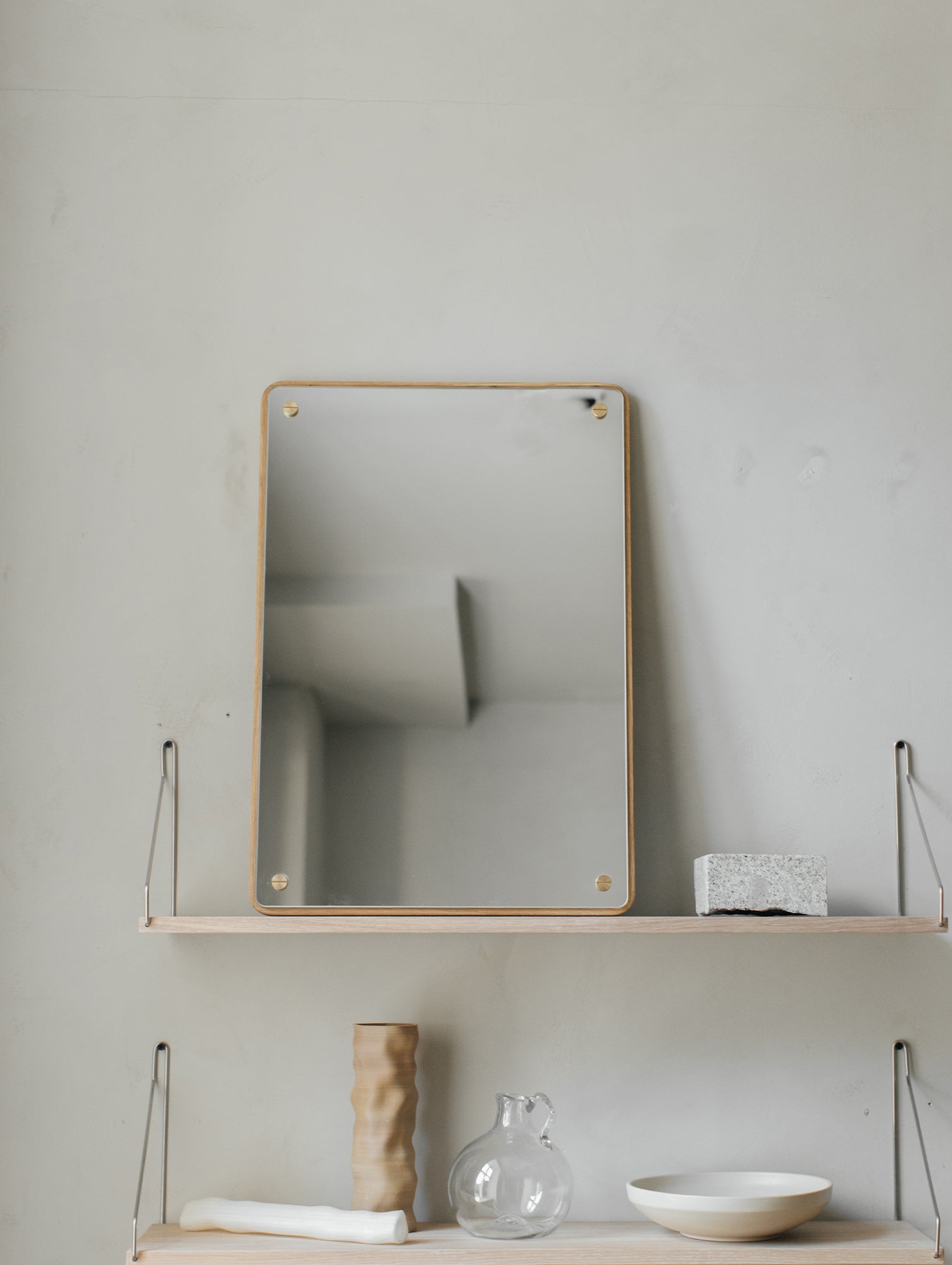 Rectangular Mirror : RM-1 by Frama - Small (58 cm Height)