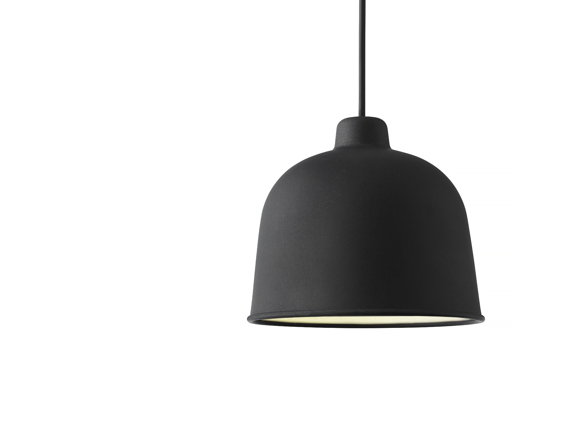 Black Grain Pendant Light by Muuto