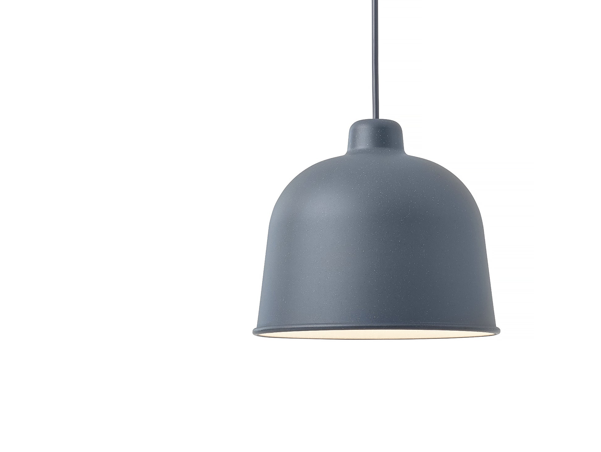 Blue-Grey Grain Pendant Light by Muuto