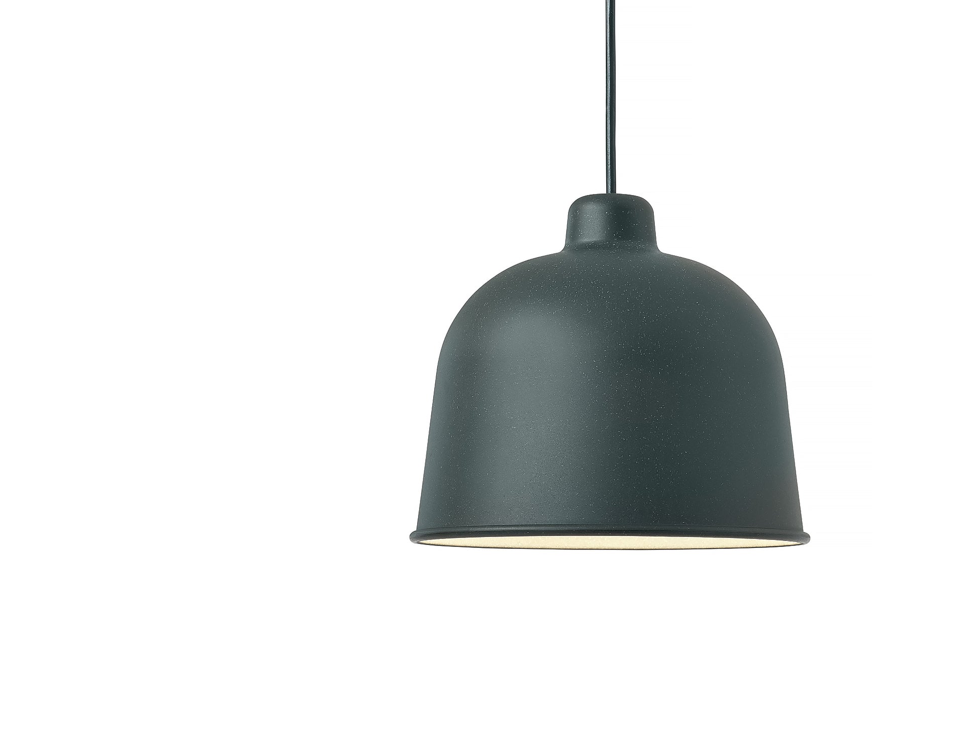 Dark Green Grain Pendant Light by Muuto