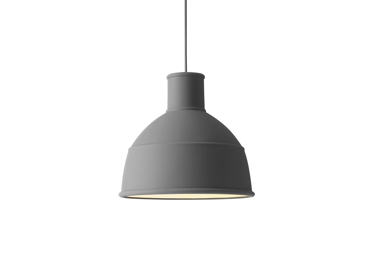 Unfold Rubber Pendant by Muuto - Grey