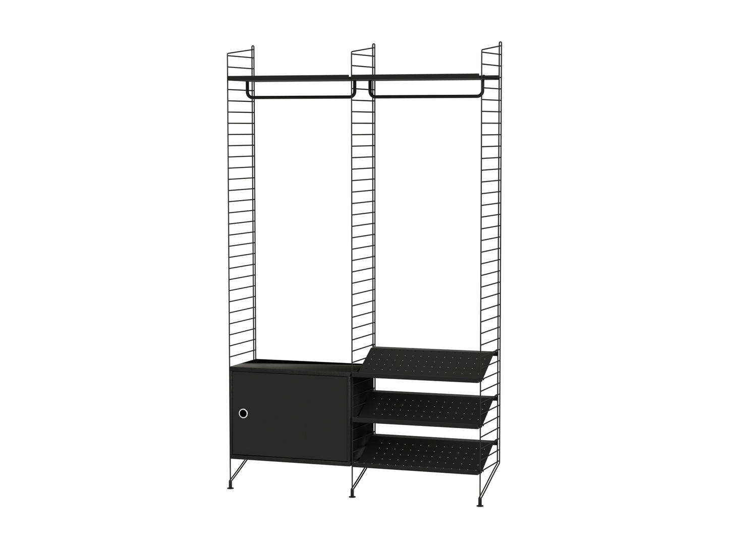 String Hallway Combination S by String - black