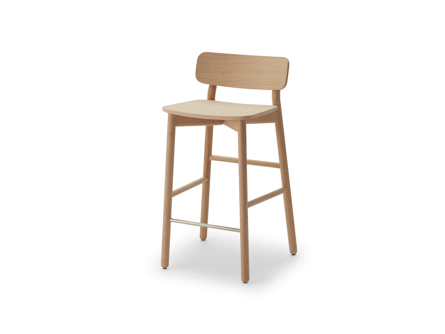 Soaped Oak Hven Bar Stool by Skagerak