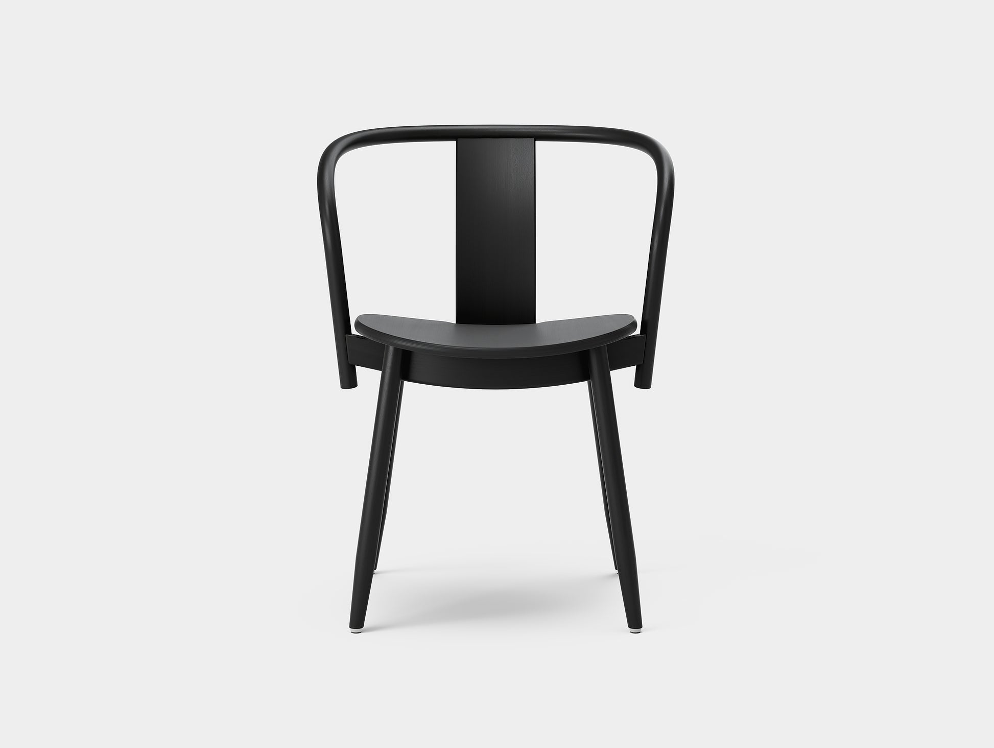 Icha Chair in Black Stained Beech by Massproductions