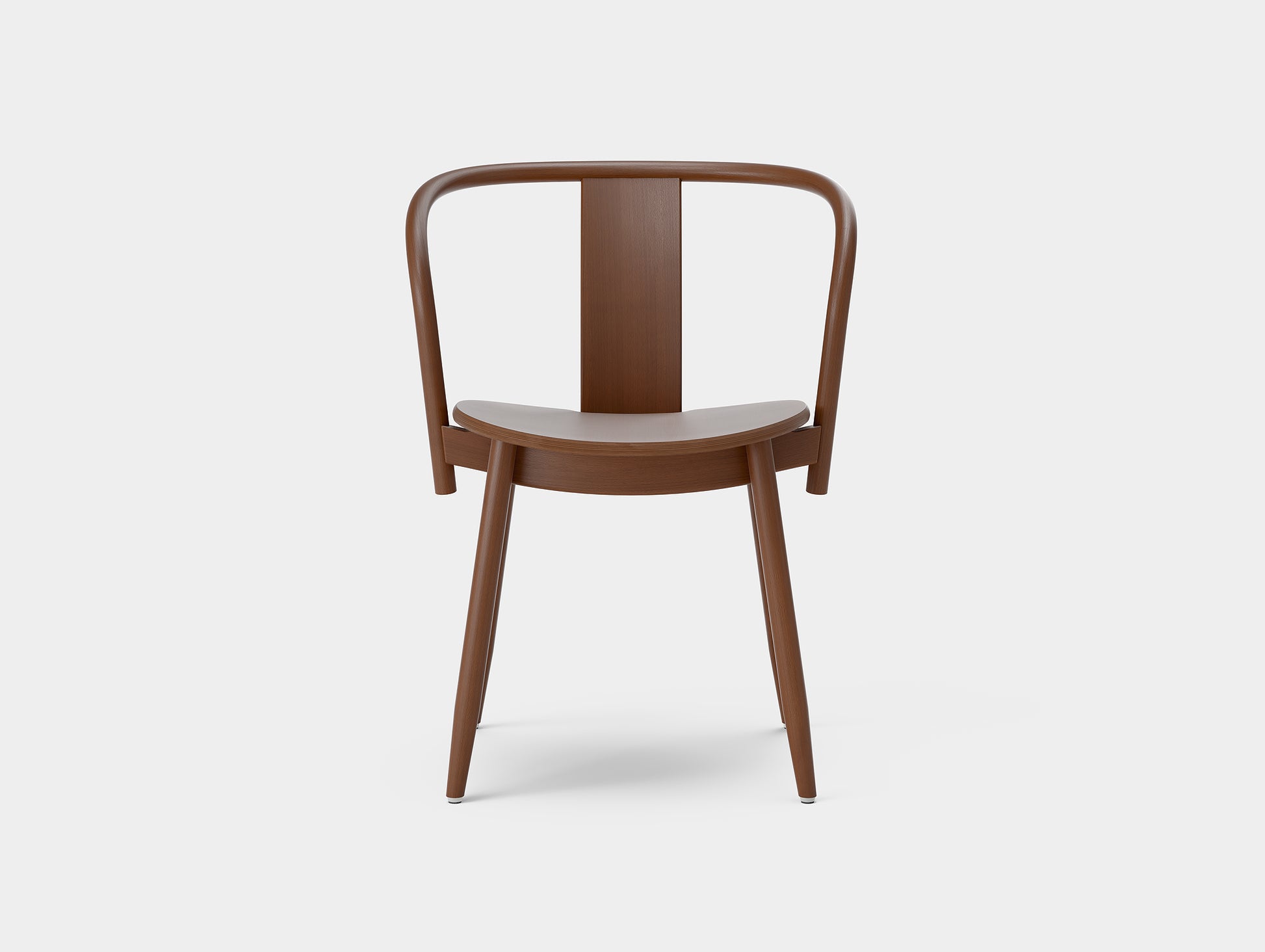 Icha Chair in Walnut Stained Beech by Massproductions