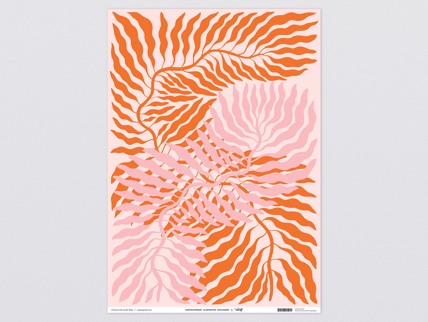 Leaves Wrapping Paper by Wrap Stationery