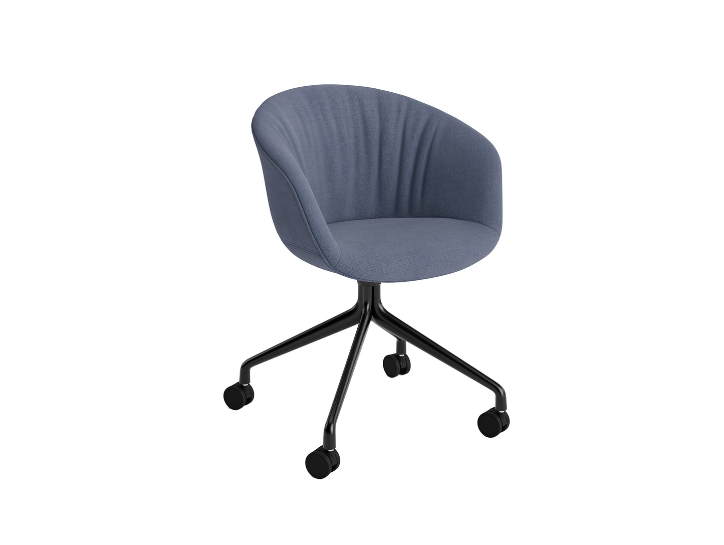 About A Chair AAC 25 Soft by HAY - Linara 198 / Black Powder Coated Aluminium