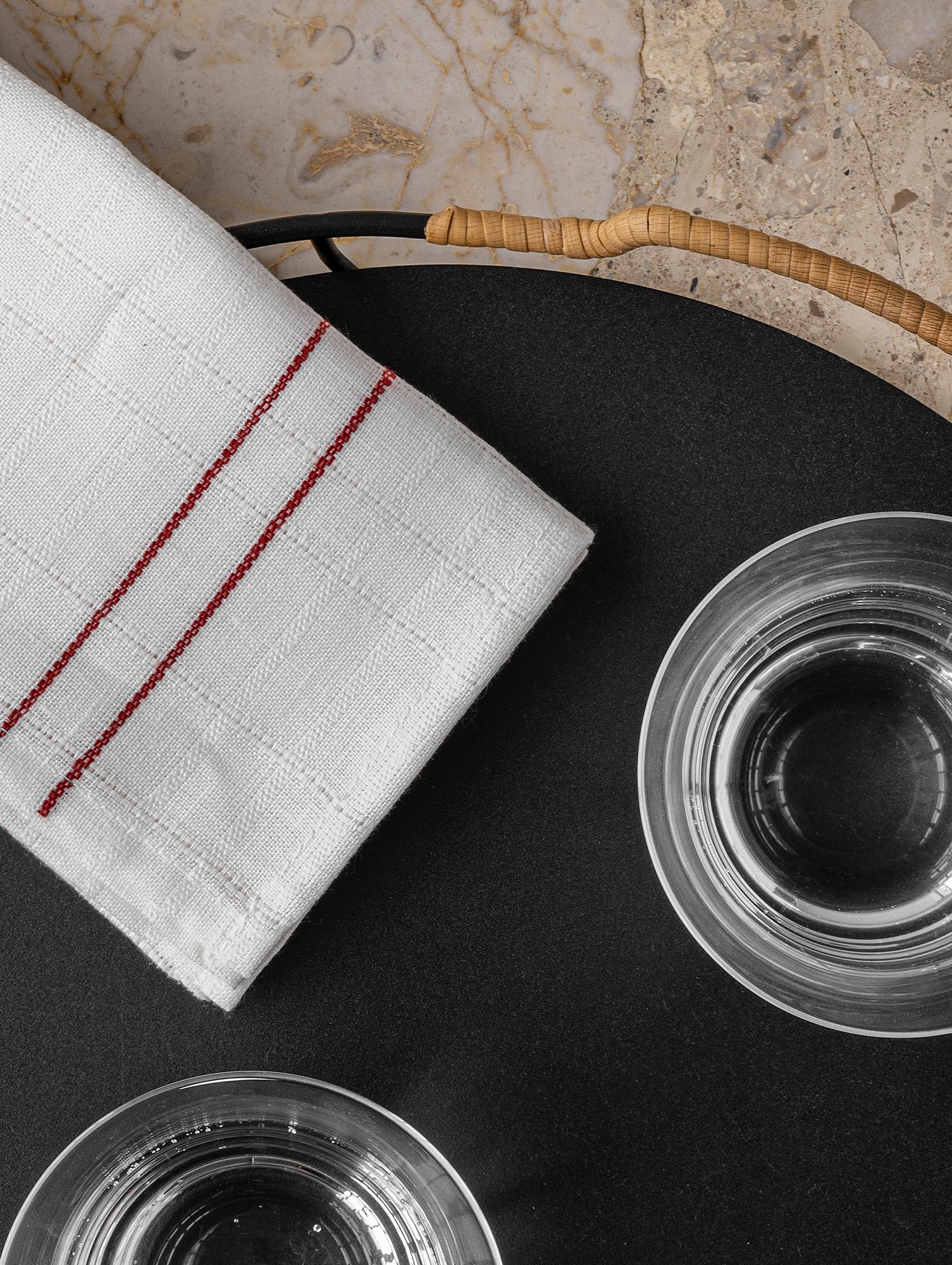 Strandgade Drinking Glass - Set of 2 by Menu / H 9cm