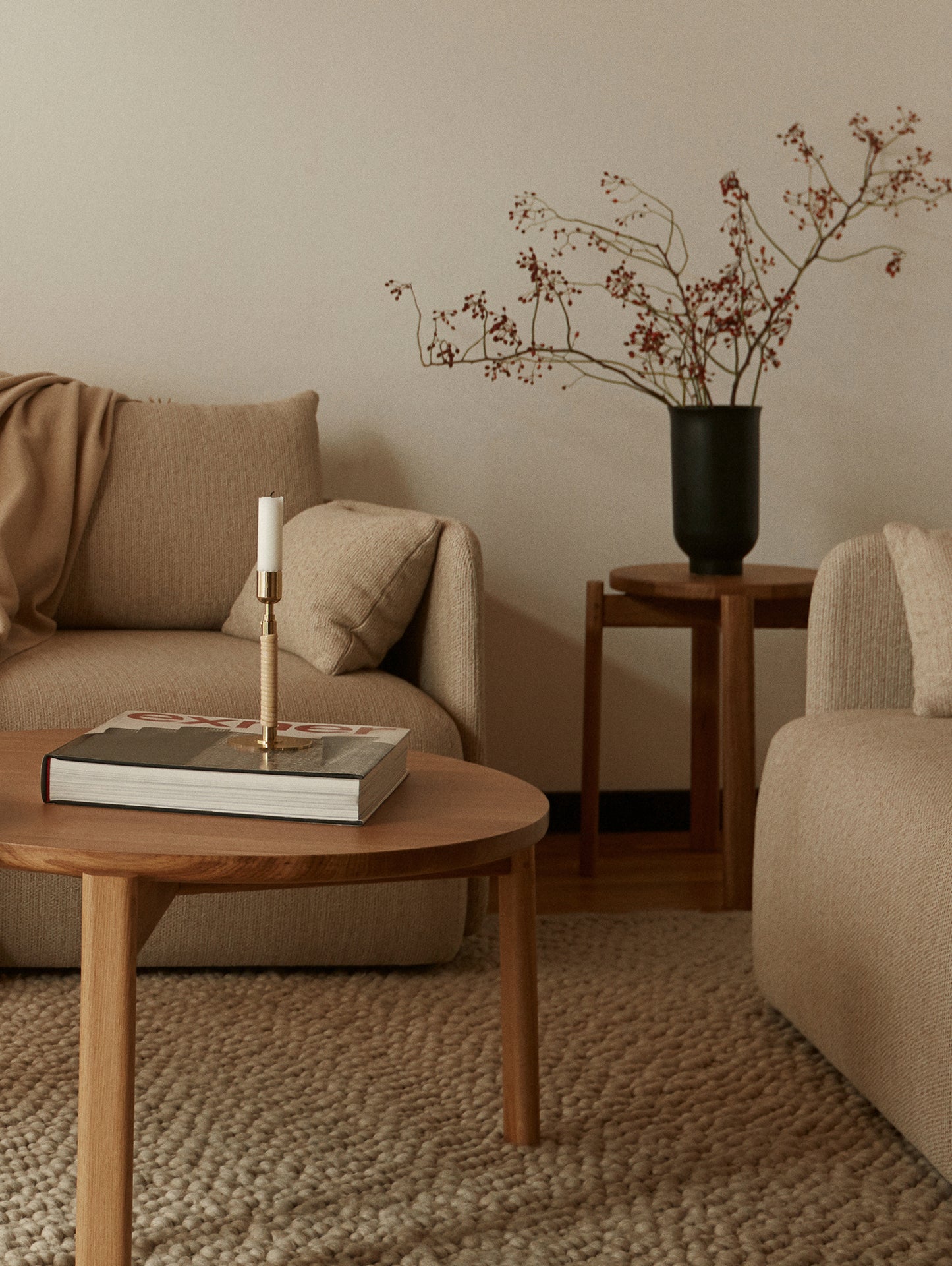 Offset 3-Seater Sofa by Menu - Moss 019