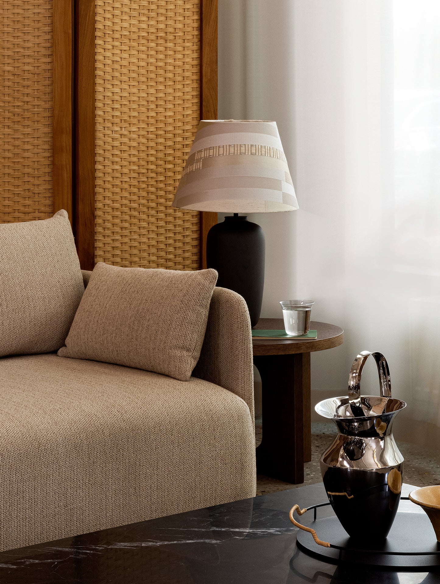 Offset 3-Seater Sofa by Menu - Moss 019