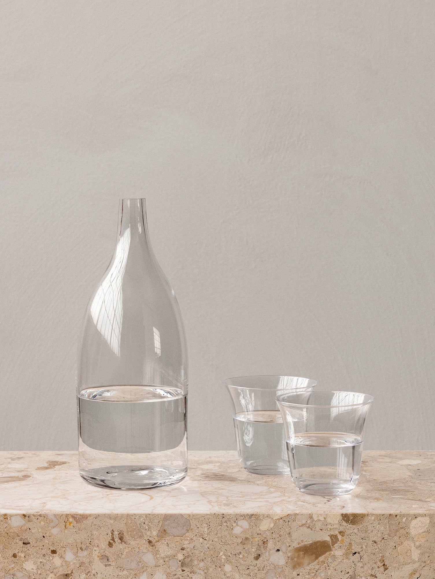 Strandgade Drinking Glass - Set of 2 by Menu / H 9cm