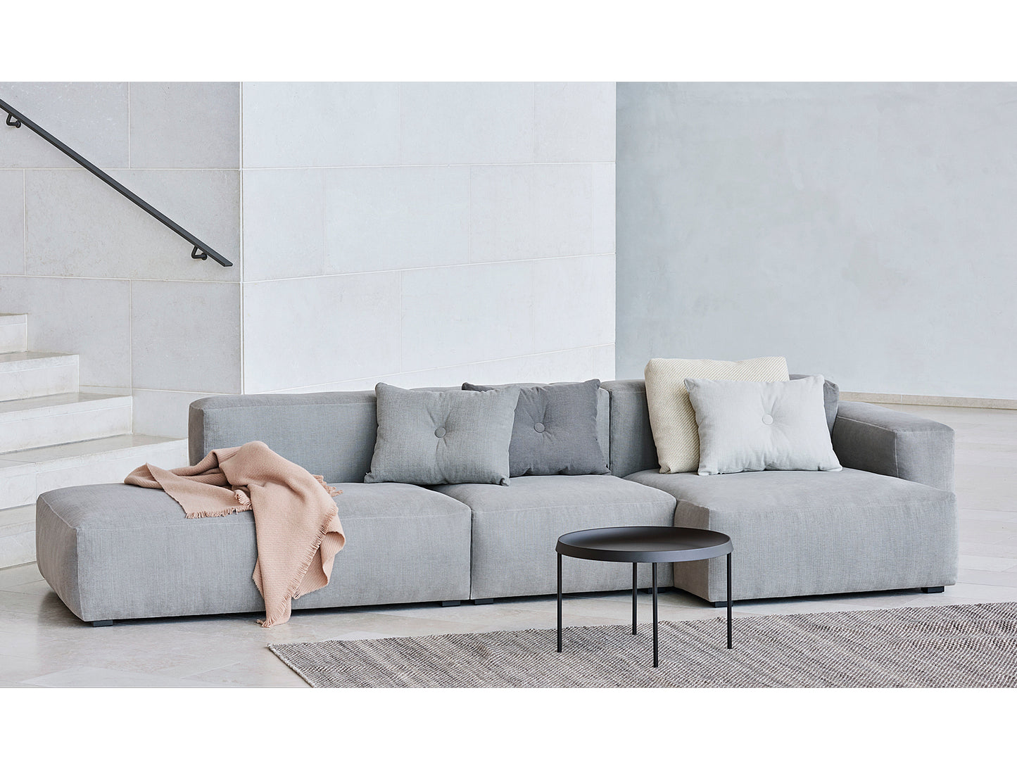 Mags Soft 3 Seater Sofa (Low Armrest) by HAY - Combination 4