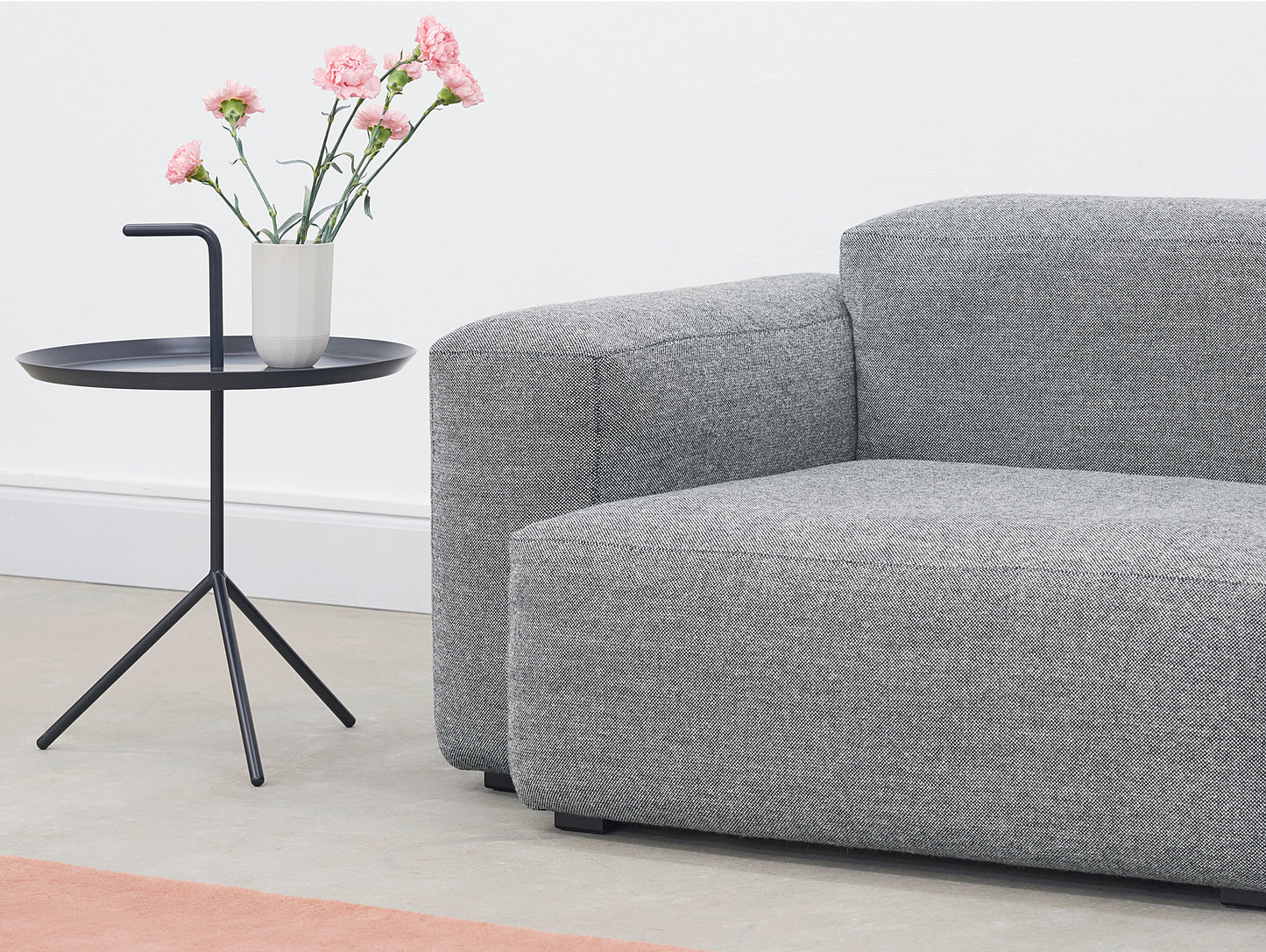 Mags Soft 3 Seater Sofa (Low Armrest) by HAY