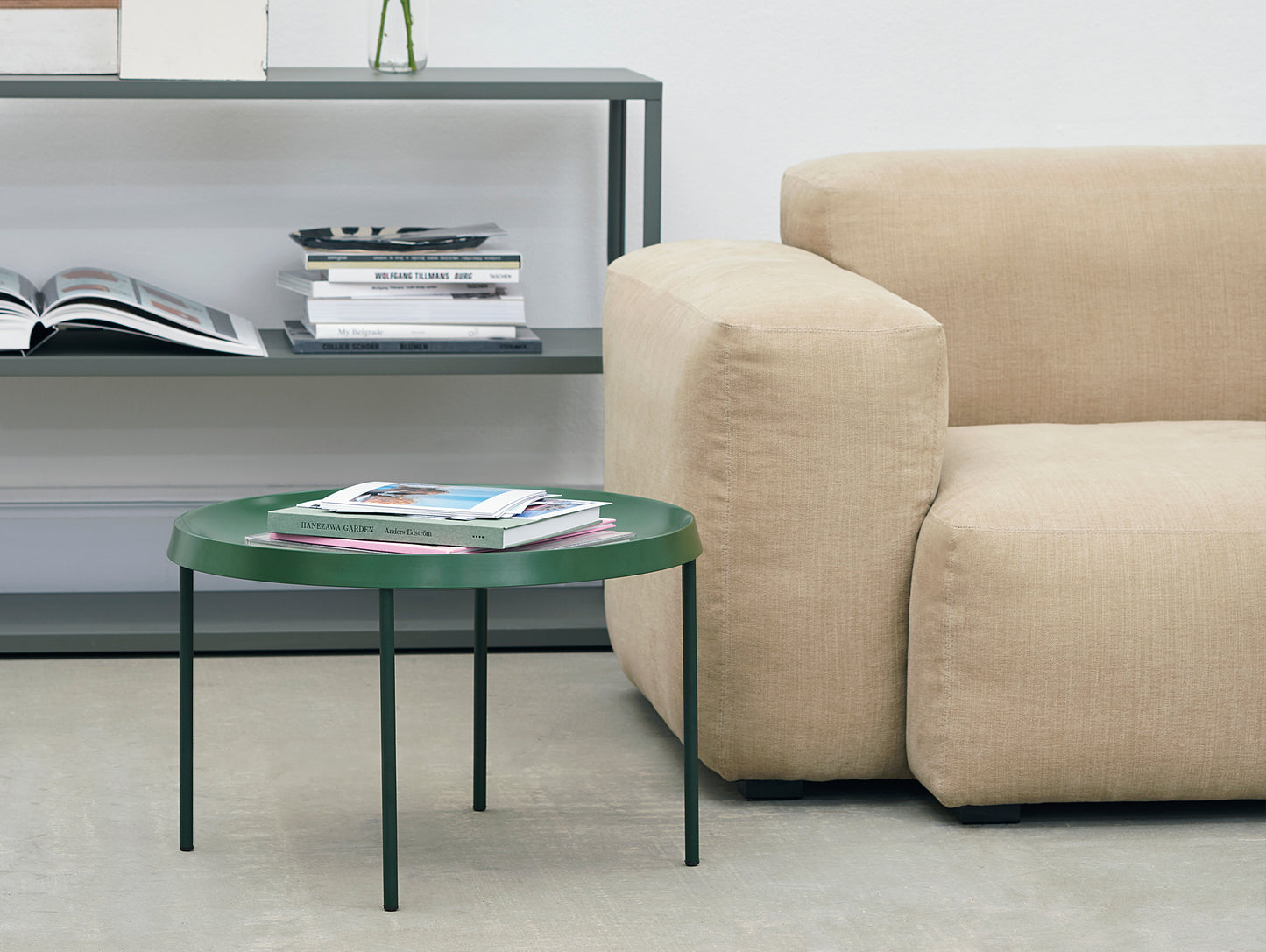 Mags Soft 3 Seater Sofa (Low Armrest) by HAY