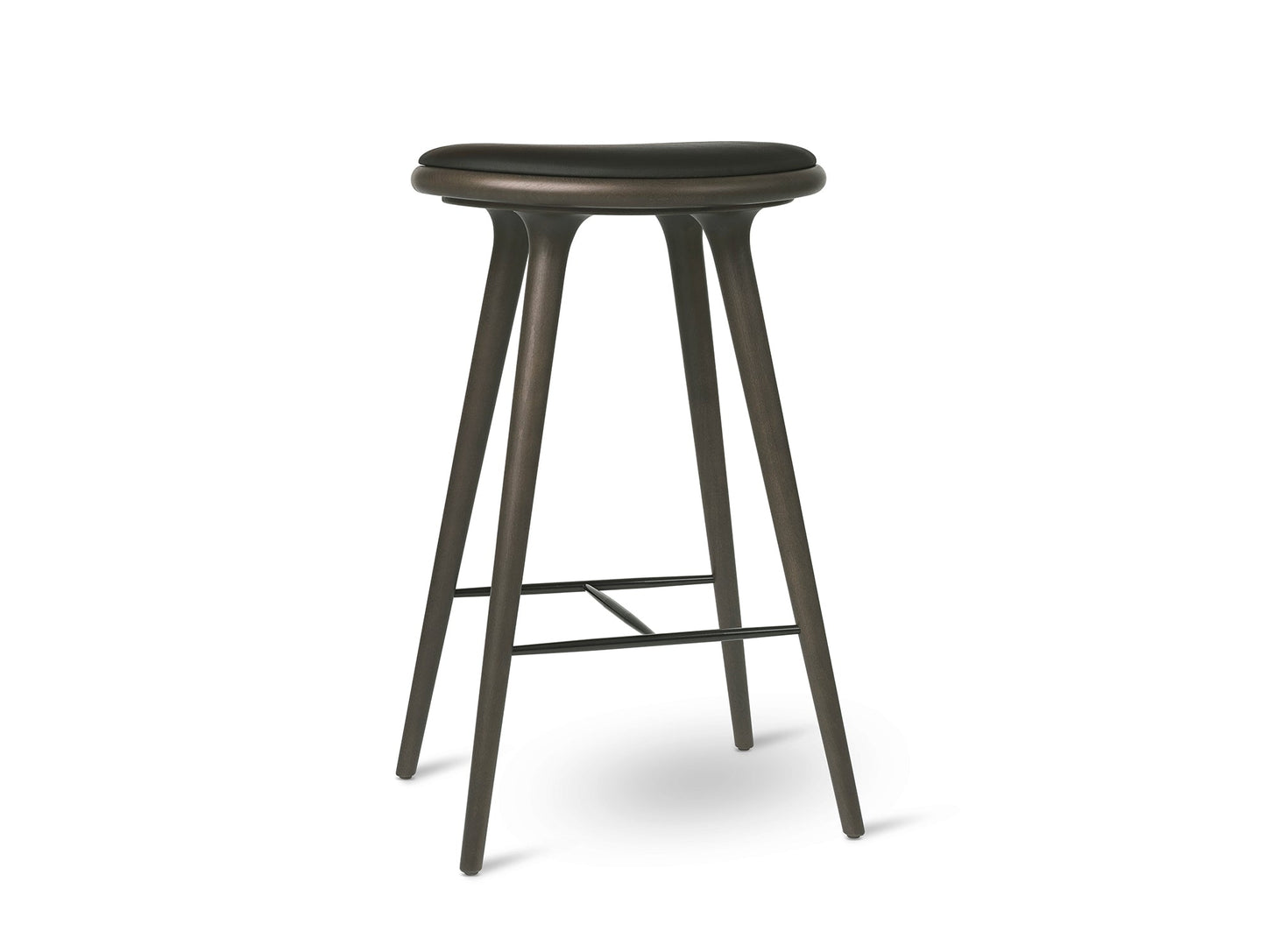 Stool by Mater - Bar Stool (H 74cm) / Sirka Grey Beech