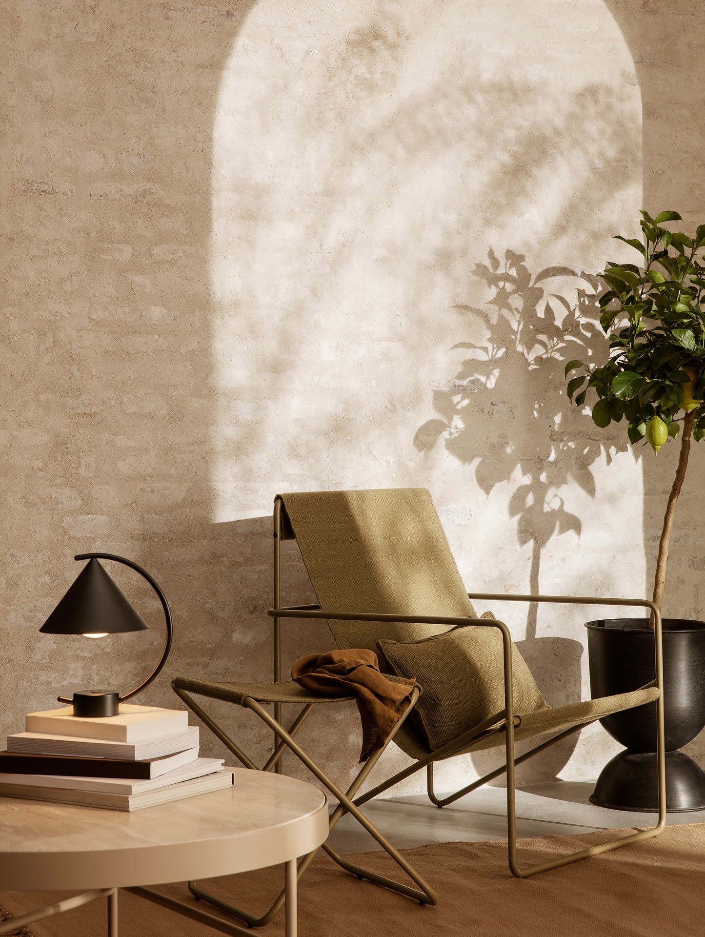 Black Meridian Lamp by Ferm Living