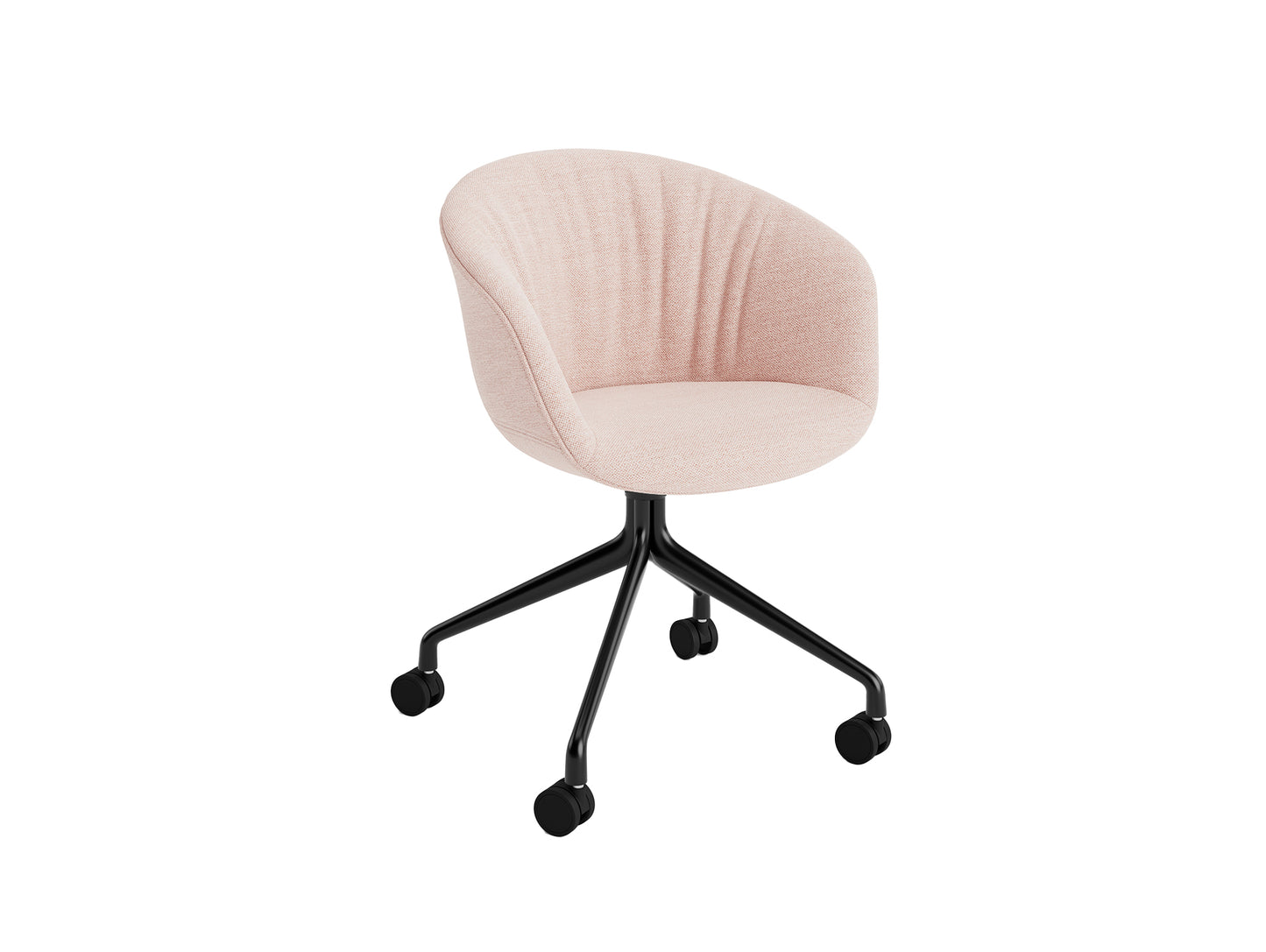 About A Chair AAC 25 Soft by HAY - Mode 026 / Black Powder Coated Aluminium